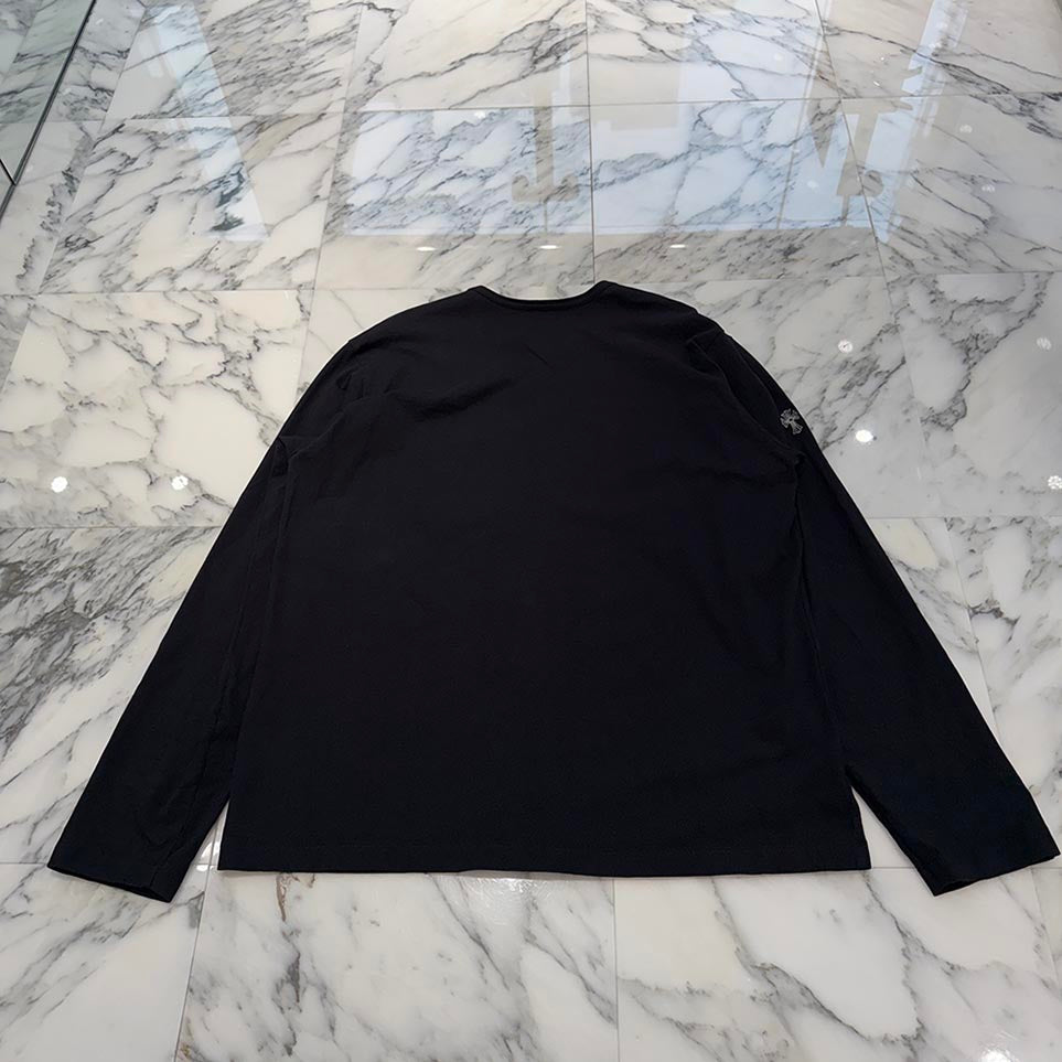 クロムハーツ YNOTロゴ ワイノットTシャツ 黒 M CHROME HEARTS（クロムハーツ） Y NOT Pocket Tee ワイノット ポケット