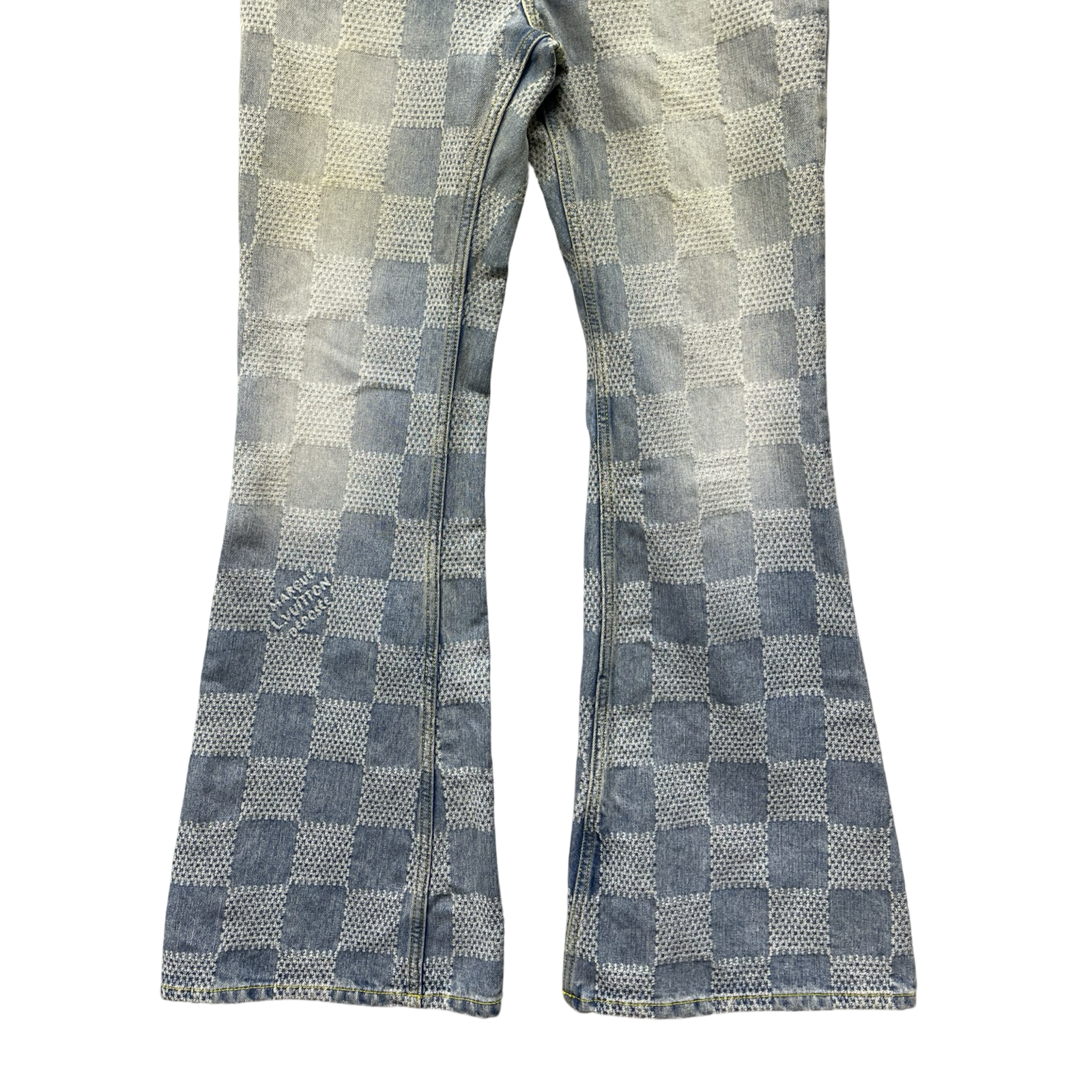LOUIS VUITTON 2024AW Damier Bootcut Denim Pants 1AFI15 Size 29