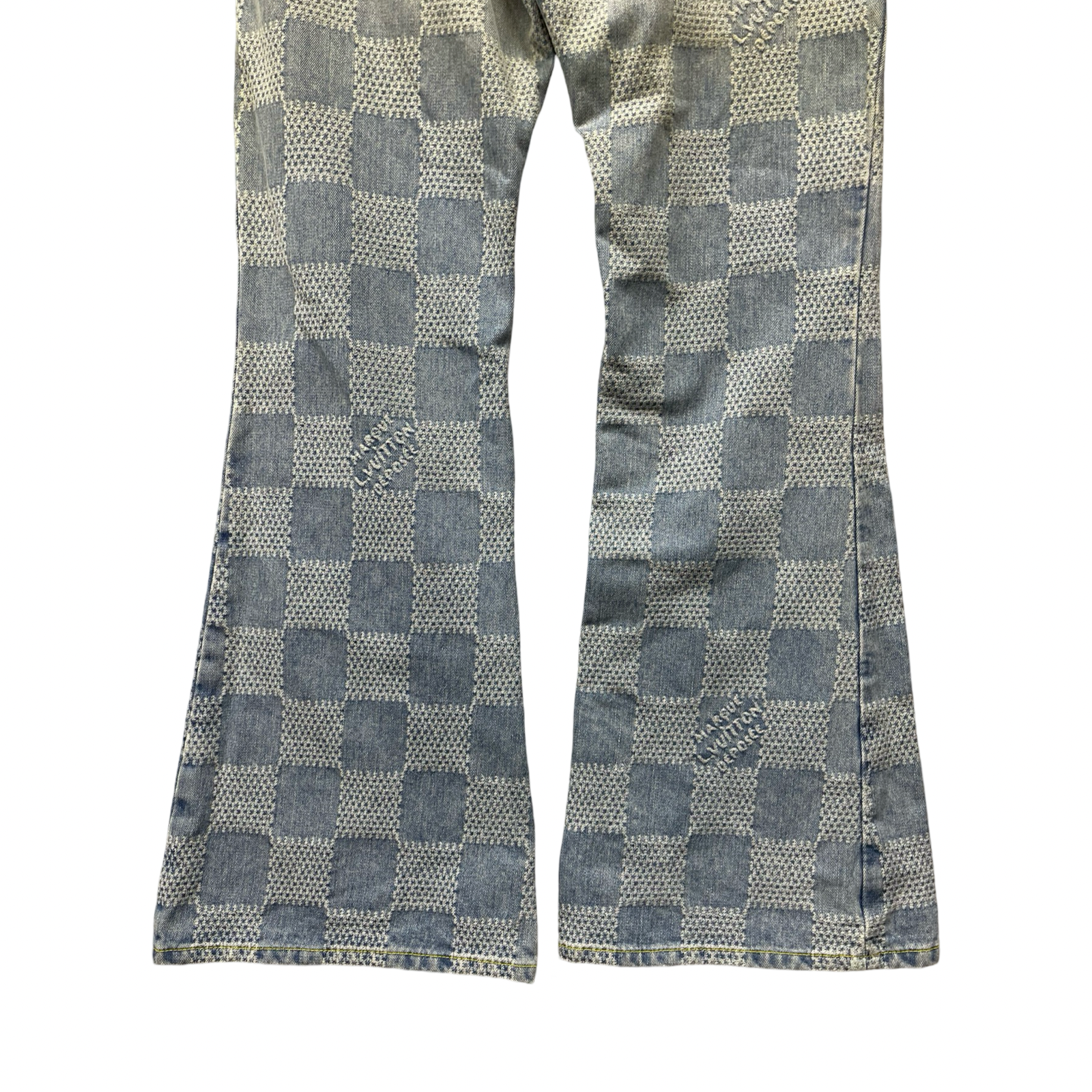 LOUIS VUITTON 2024AW Damier Bootcut Denim Pants 1AFI15 Size 29