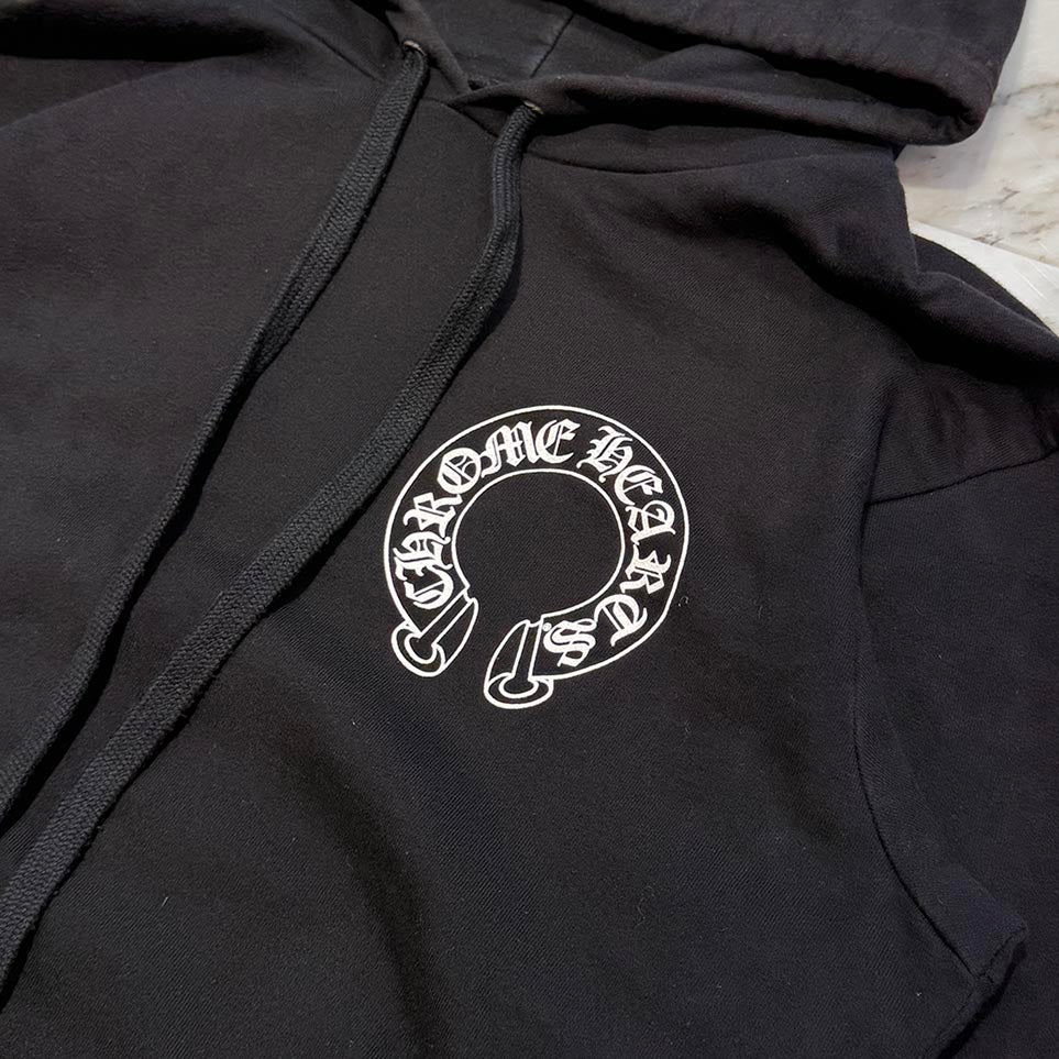 クロムハーツ マッティボーイ プッシー パーカー ブラック CHROME HEARTS × MATTY BOY PPO PUSSY Pullover Hoodie Size L クロム