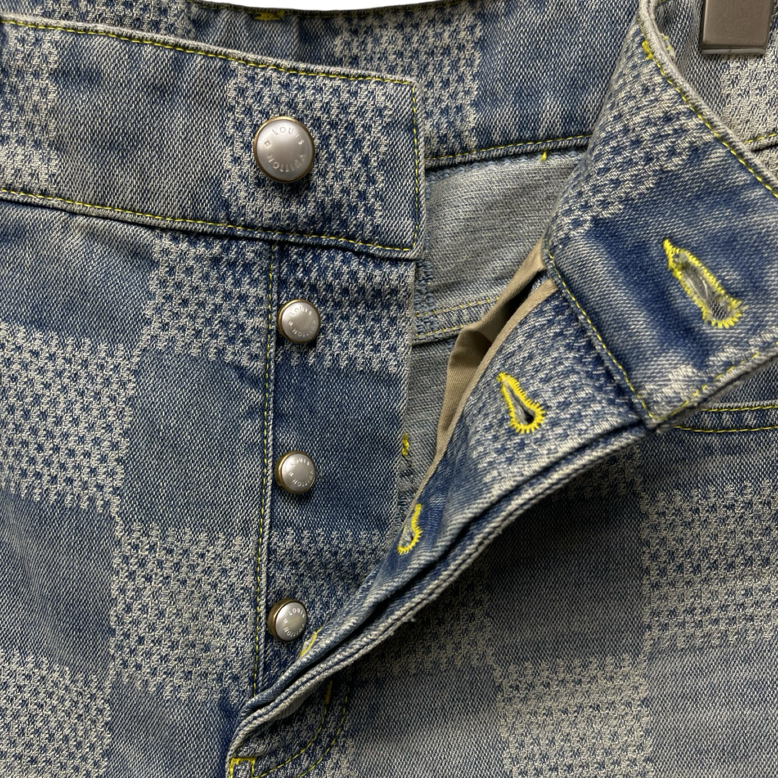 LOUIS VUITTON 2024AW Damier Bootcut Denim Pants 1AFI15 Size 29