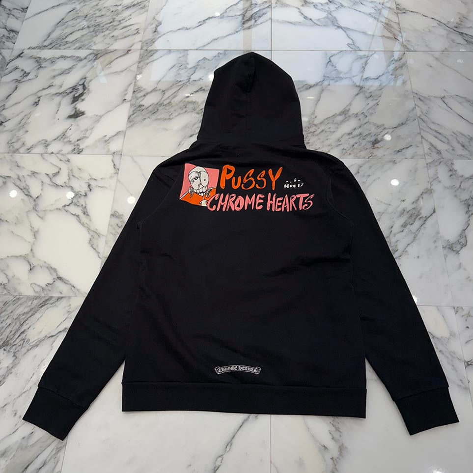 CHROME HEARTS × MATTY BOY PPO PUSSY Pullover Hoodie Size L クロム