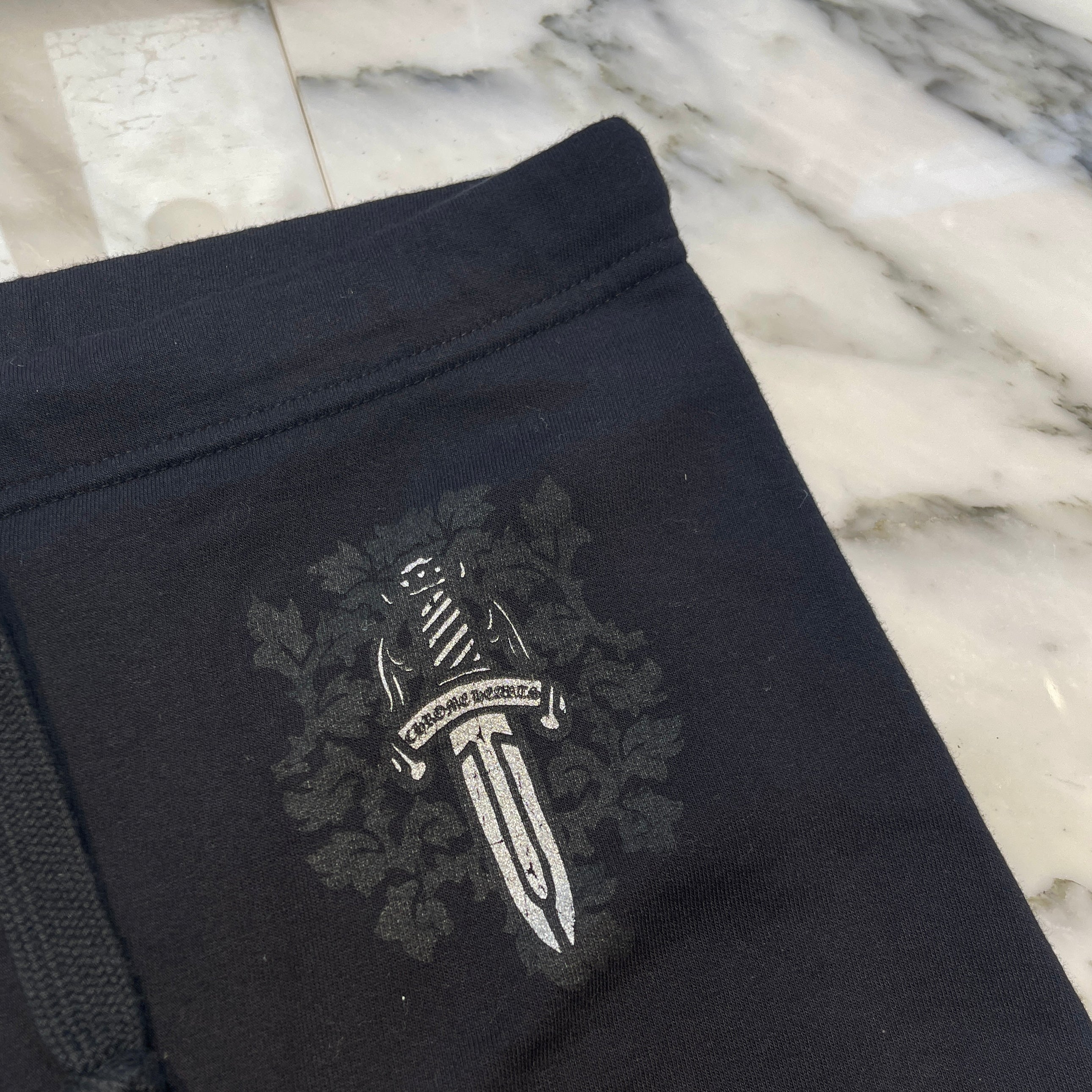 CHROME HEARTS Dagger Print Side Logo Sweat Long Pants Size M クロムハーツ ダガープリント サイドロゴ スウェットロングパンツ サイズM