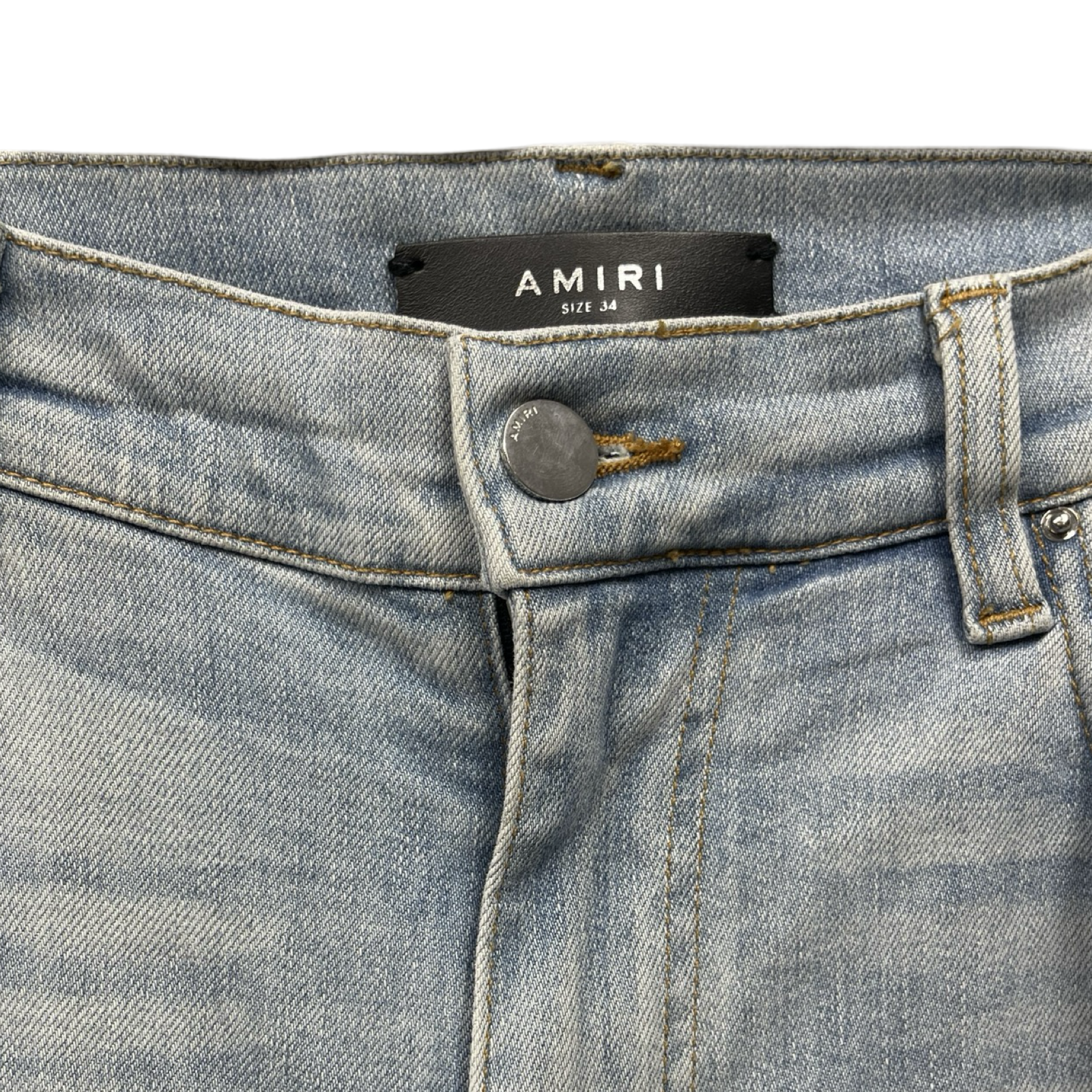 AMIRI Sideline Crush Skinny Jeans Size 34
