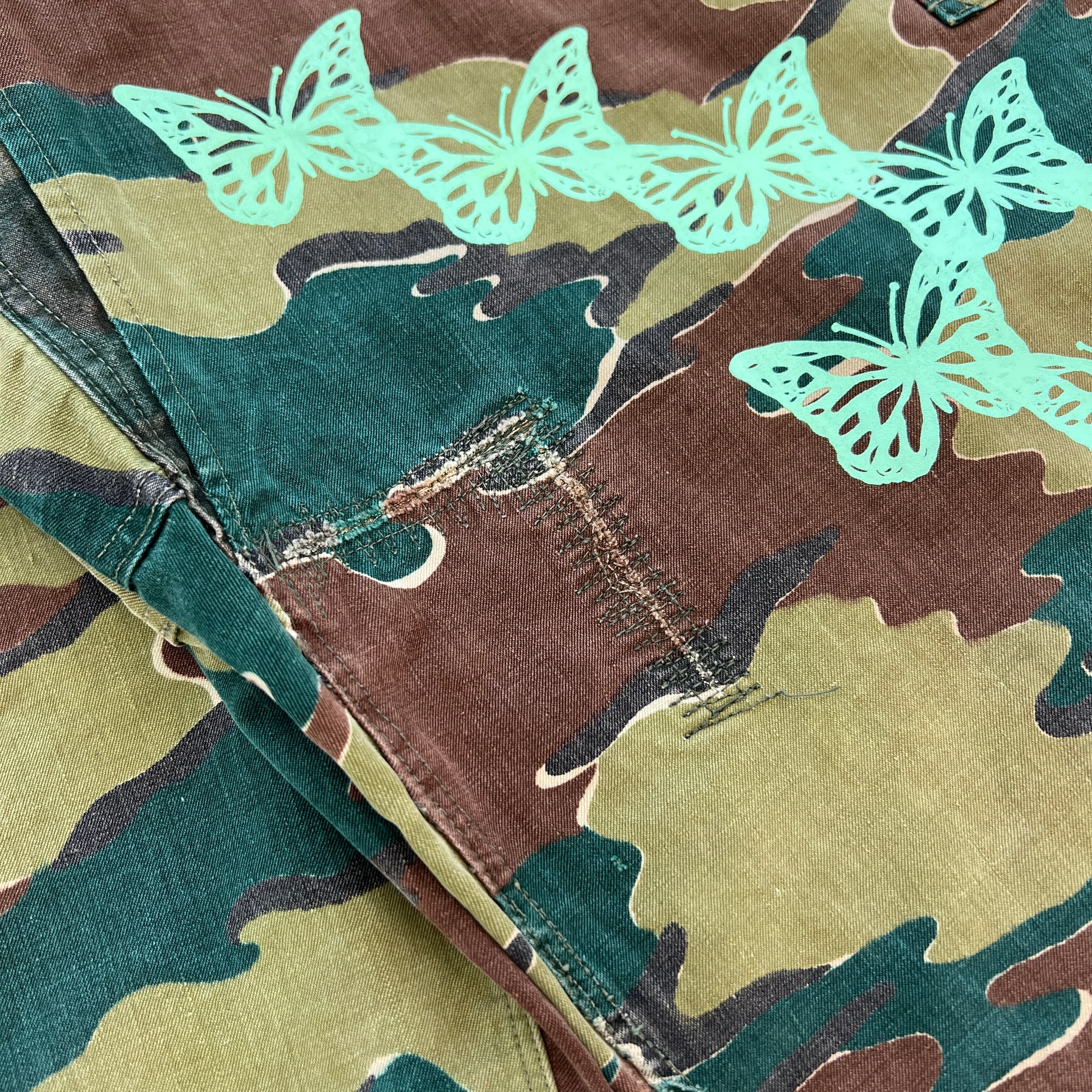 ABOUT DREAMS Butterfly Camouflage Cargo Pants Size 50 アバウトドリームズ バタフライ カモフラージュ カーゴパンツ サイズ50