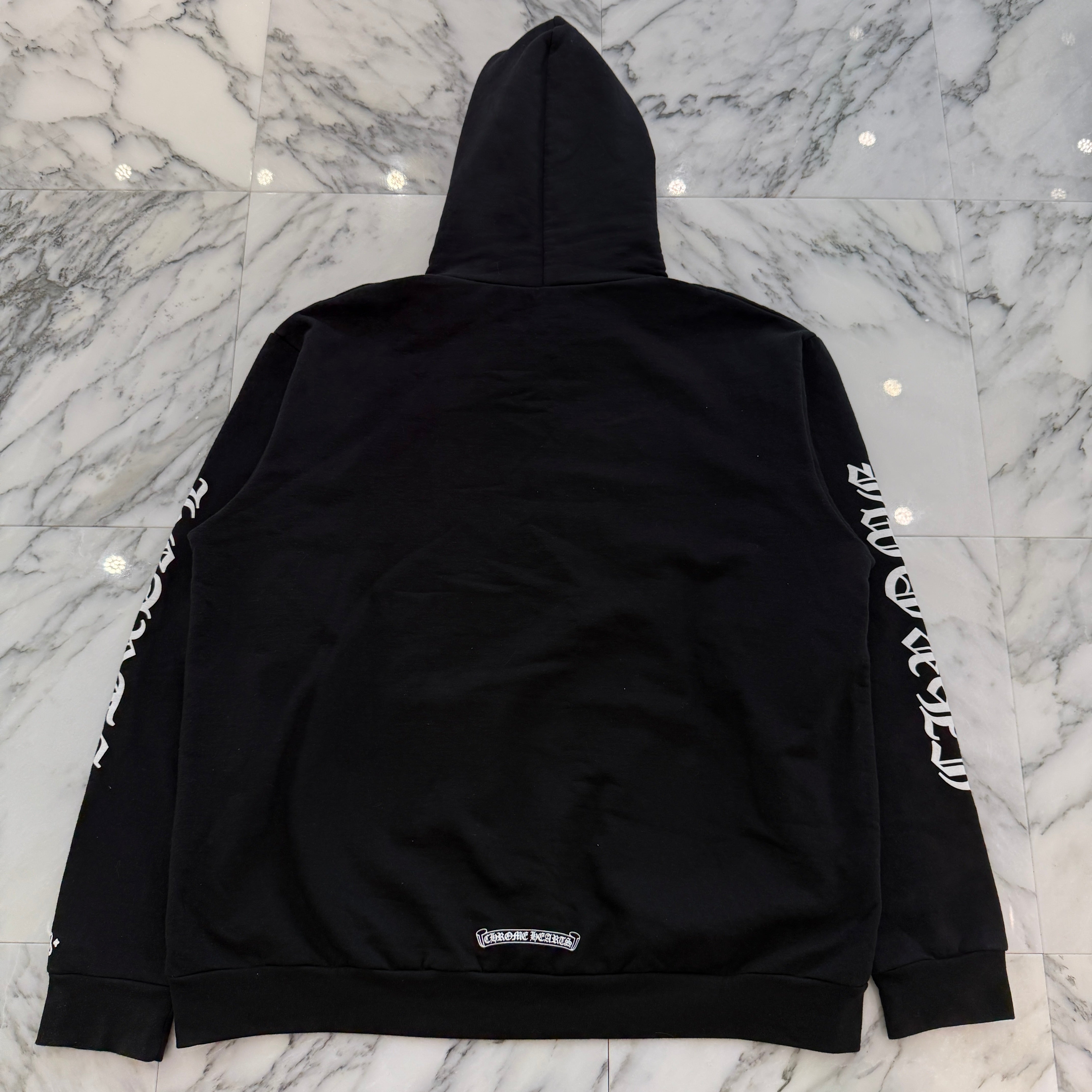 CHROME HEARTS 1988 Vertical Logo Pullover Hoodie Size XL クロムハーツ 1988 ヴァーティカルロゴ プルオーバーフーディー サイズXL