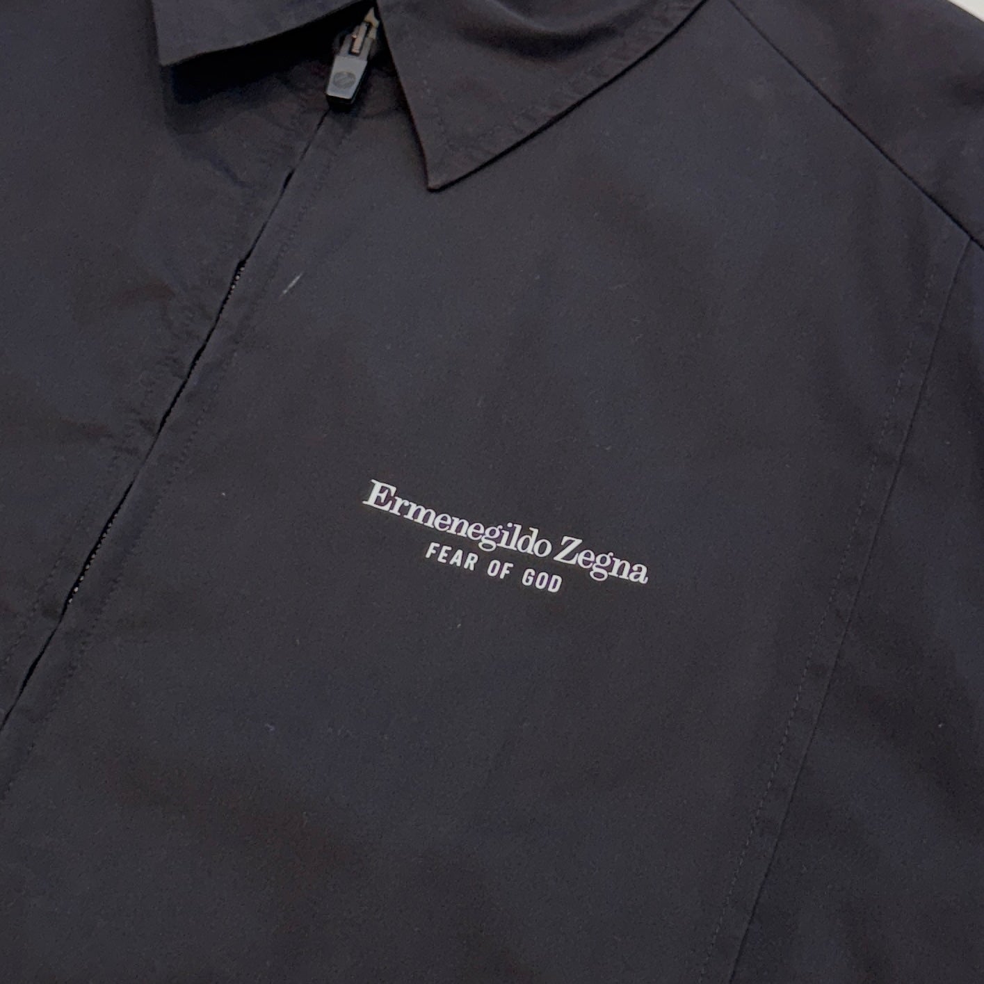FEAR OF GOD × Ermenegildo Zegna 2020AW Logo Print Coach Jacket