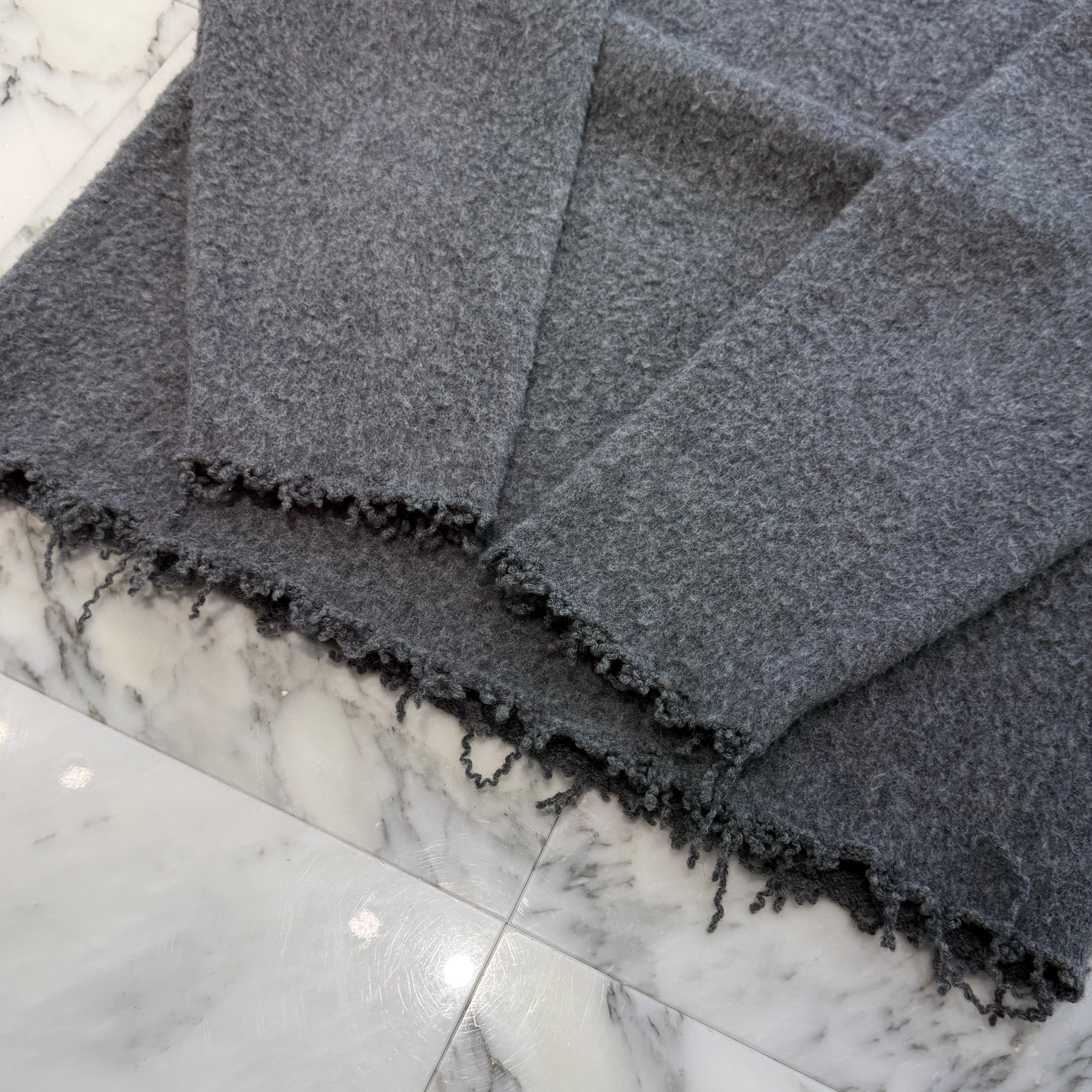 JIL SANDER Frayed Hem Wool Knit Sweater JSMR752004MRY2060802 Size M ジルサンダー フレイドヘム ウールニットセーター サイズM