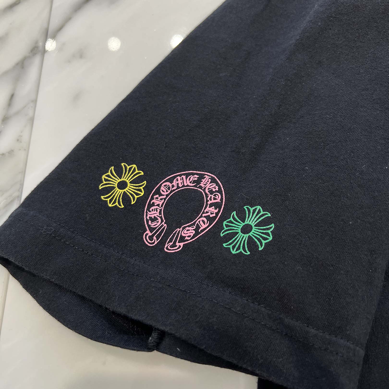 CHROME HEARTS 2021SS MLTCOL CEM CRS Tee Size XL クロムハーツ マルチカラー セメタリークロス Tシャツ サイズXL