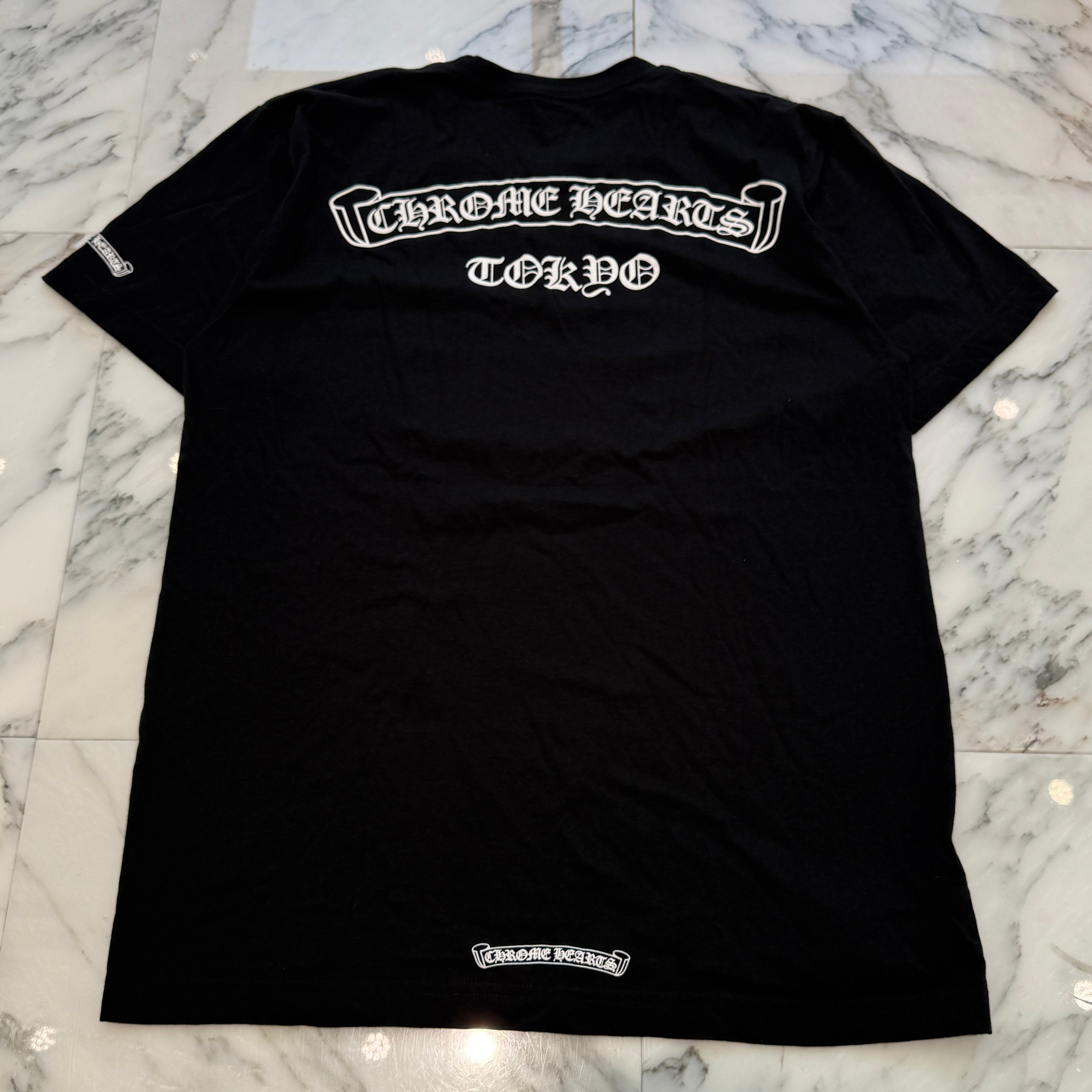 CHROME HEARTS Tokyo Limited Back Scroll Tee Size M クロムハーツ 東京限定 バックスクロール Tシャツ サイズM