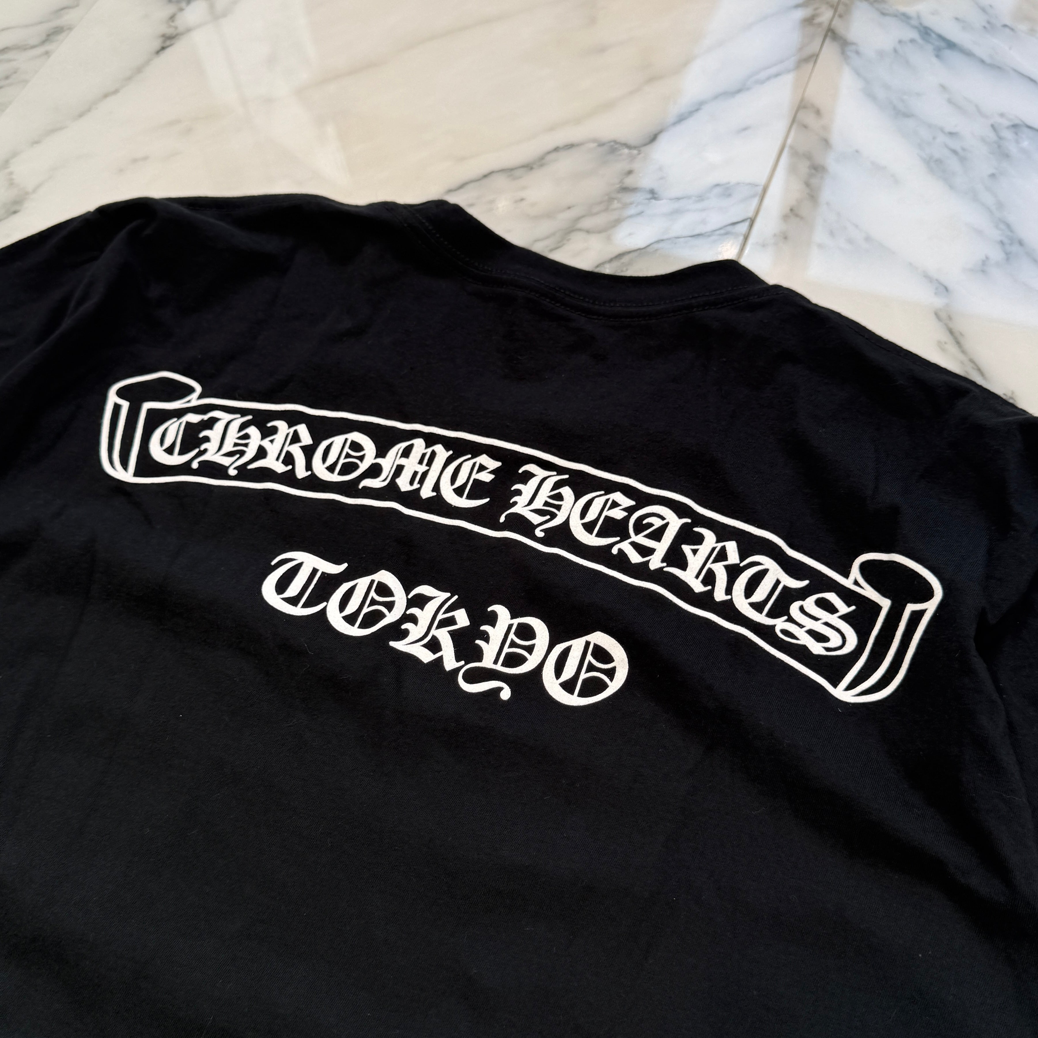 CHROME HEARTS Tokyo Limited Back Scroll Tee Size M クロムハーツ 東京限定 バックスクロール Tシャツ サイズM