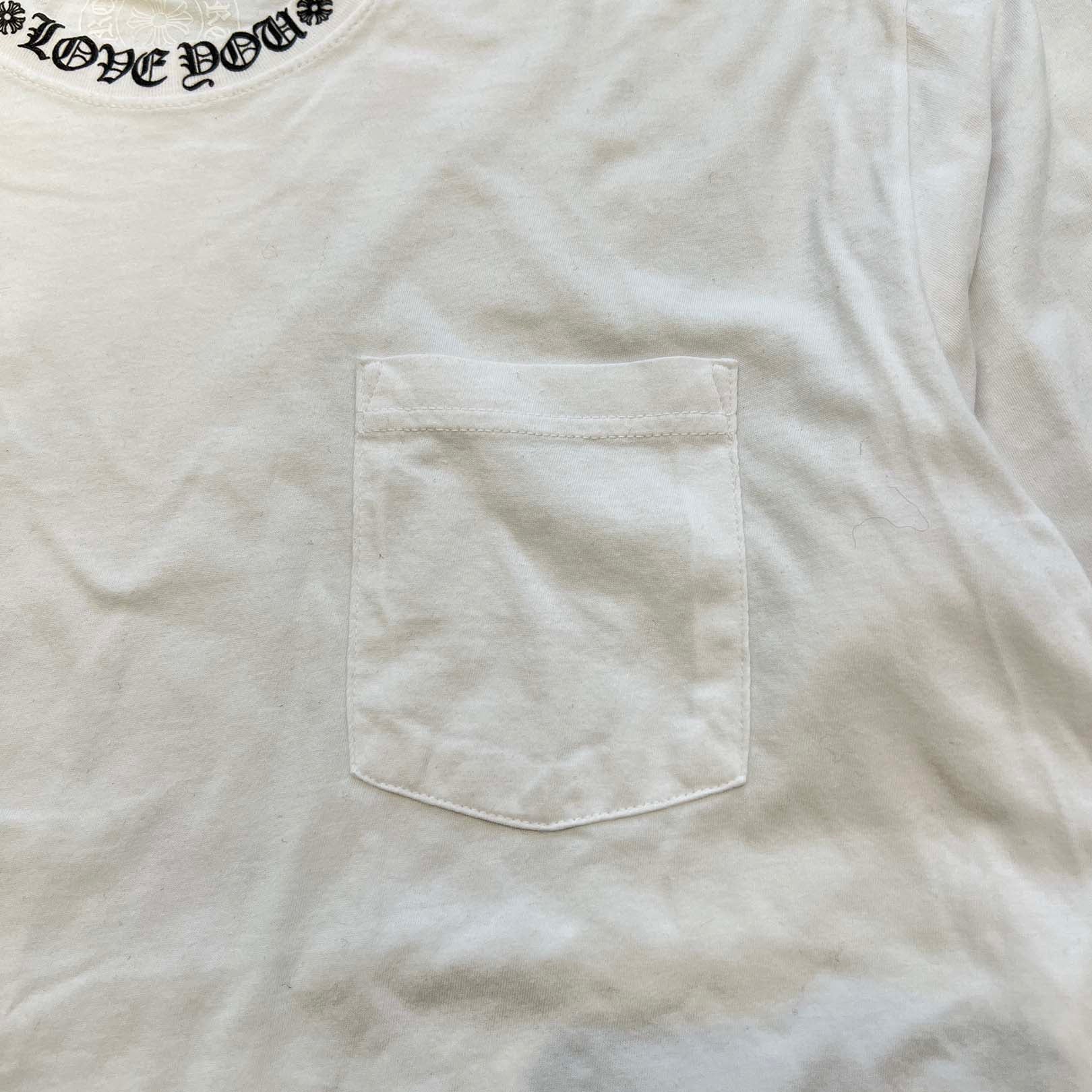 CHROME HEARTS "LOVE YOU" Neck Logo Long Sleeve Tee Size L クロムハーツ ラブユー ネックロゴ  ロングスリーブTシャツ サイズL