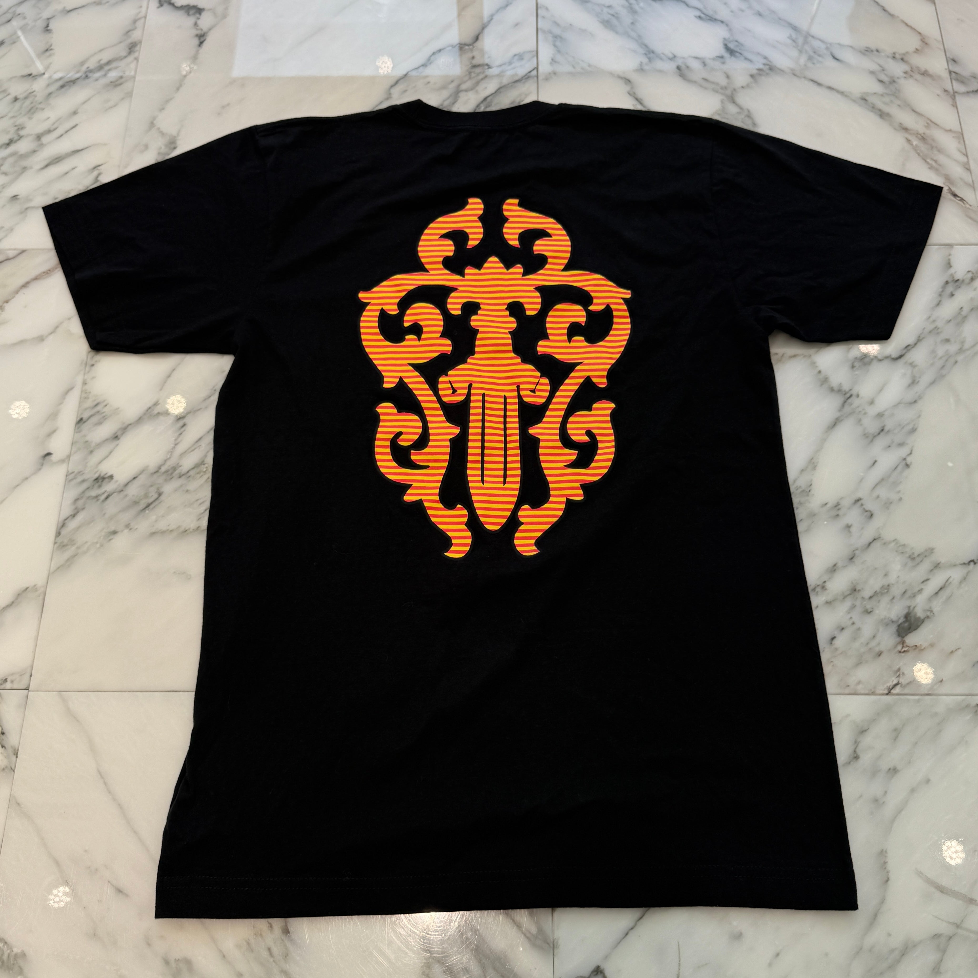 CHROME HEARTS Striped Vine Dagger Tee Size M クロムハーツ ストライプ ヴァインダガー Tシャツ サイズM