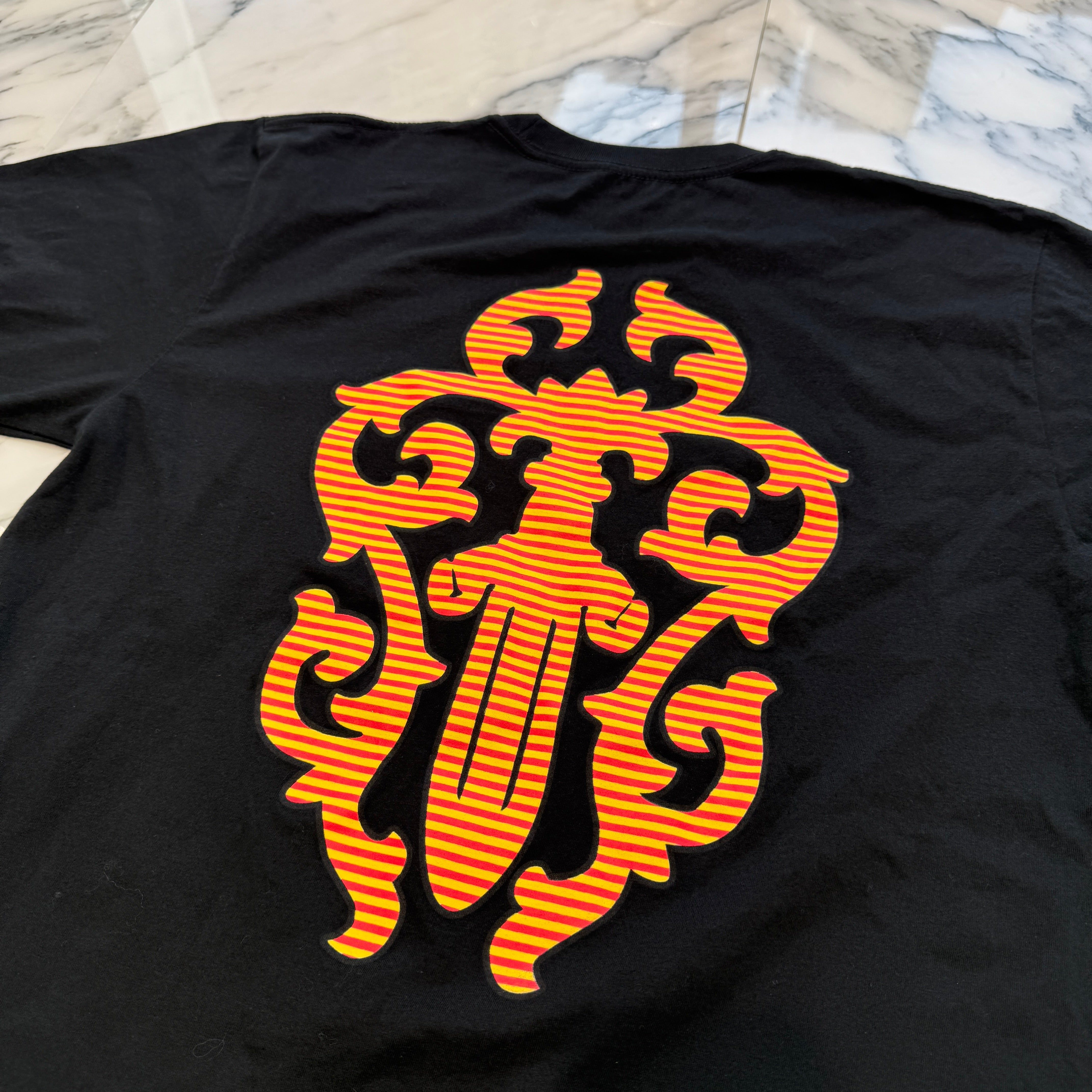 CHROME HEARTS Striped Vine Dagger Tee Size M クロムハーツ ストライプ ヴァインダガー Tシャツ サイズM