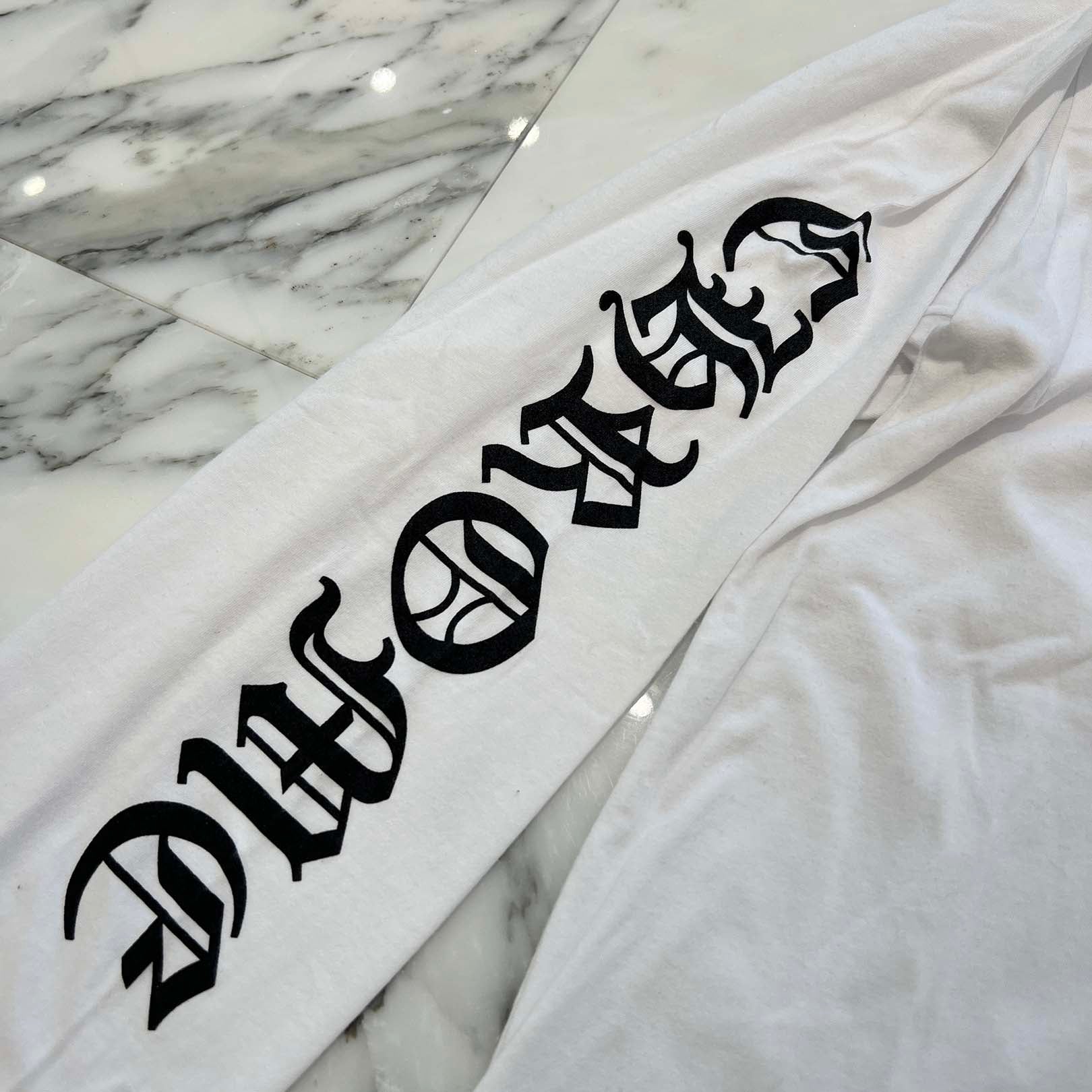 CHROME HEARTS "LOVE YOU" Neck Logo Long Sleeve Tee Size L クロムハーツ ラブユー ネックロゴ  ロングスリーブTシャツ サイズL