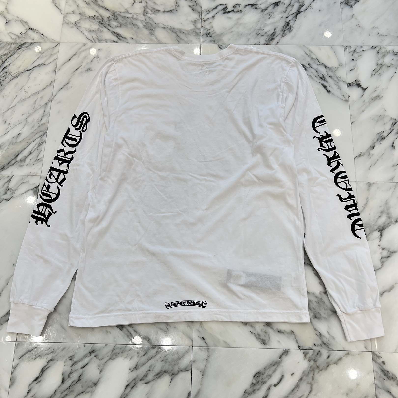 CHROME HEARTS "LOVE YOU" Neck Logo Long Sleeve Tee Size L クロムハーツ ラブユー ネックロゴ  ロングスリーブTシャツ サイズL