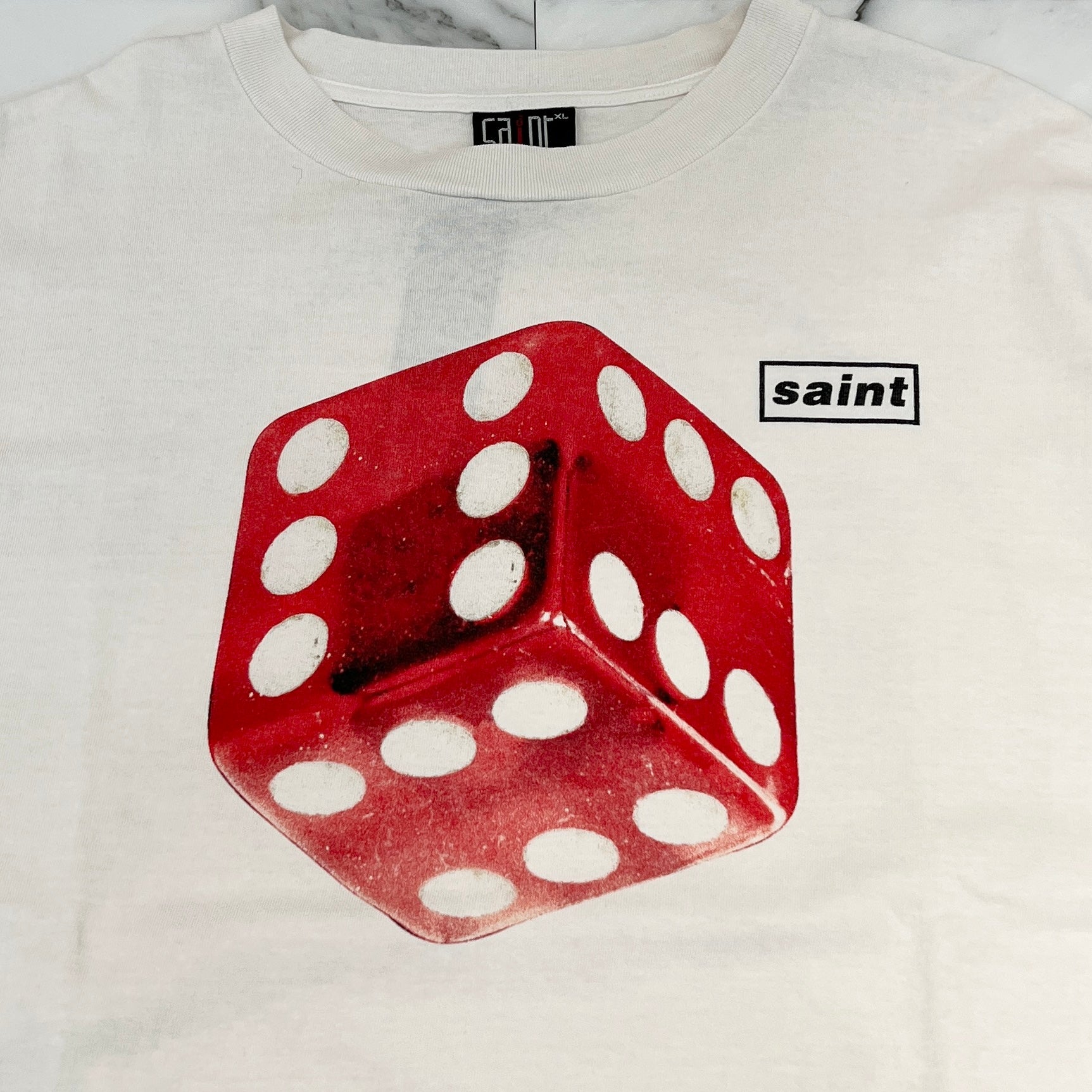 SAINT Mxxxxxx 2023SS Dice Print Tee SM-S23-0000-014 Size XL セントマイケル ダイスプリント Tシャツ サイズXL