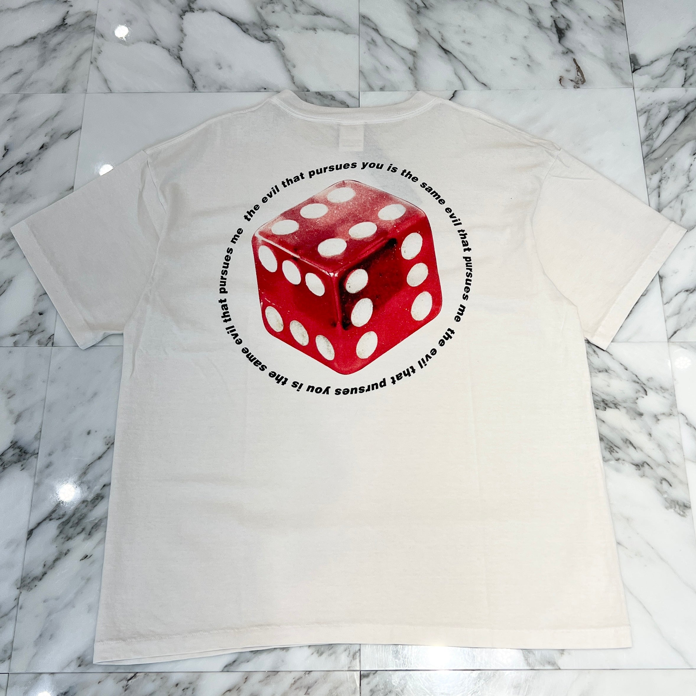 SAINT Mxxxxxx 2023SS Dice Print Tee SM-S23-0000-014 Size XL セント