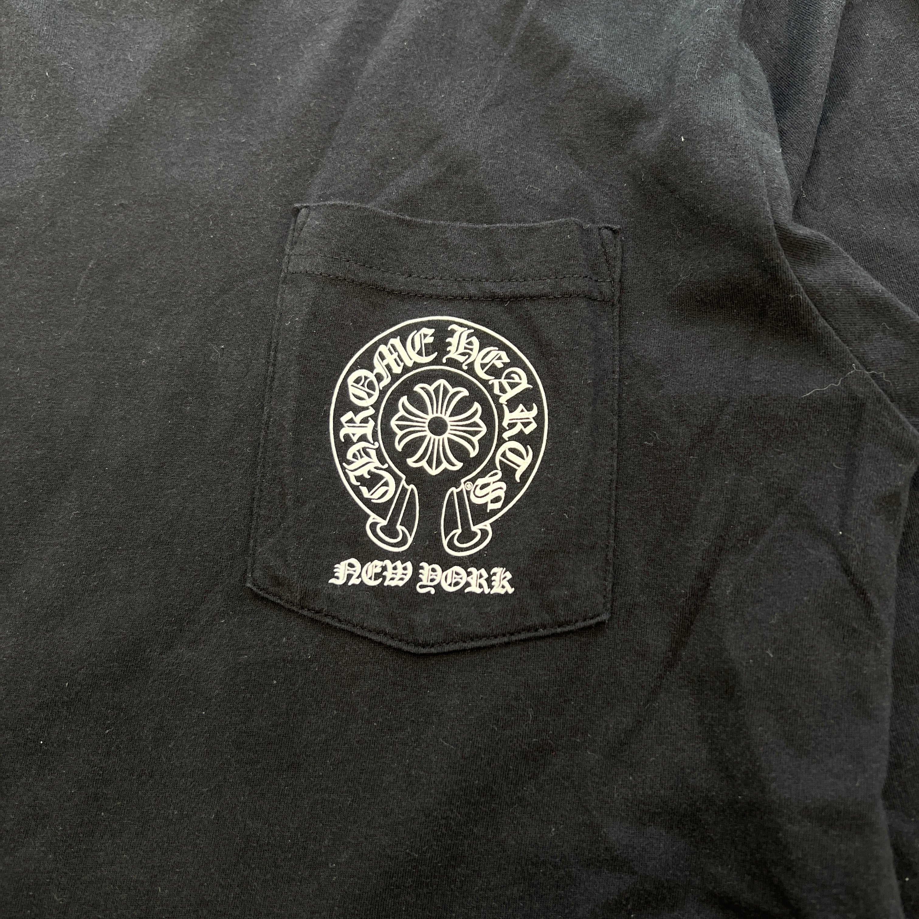 CHROME HEARTS NEW YORK Limited Horseshoe Long Sleeve Tee Size M クロムハーツ ニューヨーク限定 ホースシュー ロングスリーブTシャツ サイズM