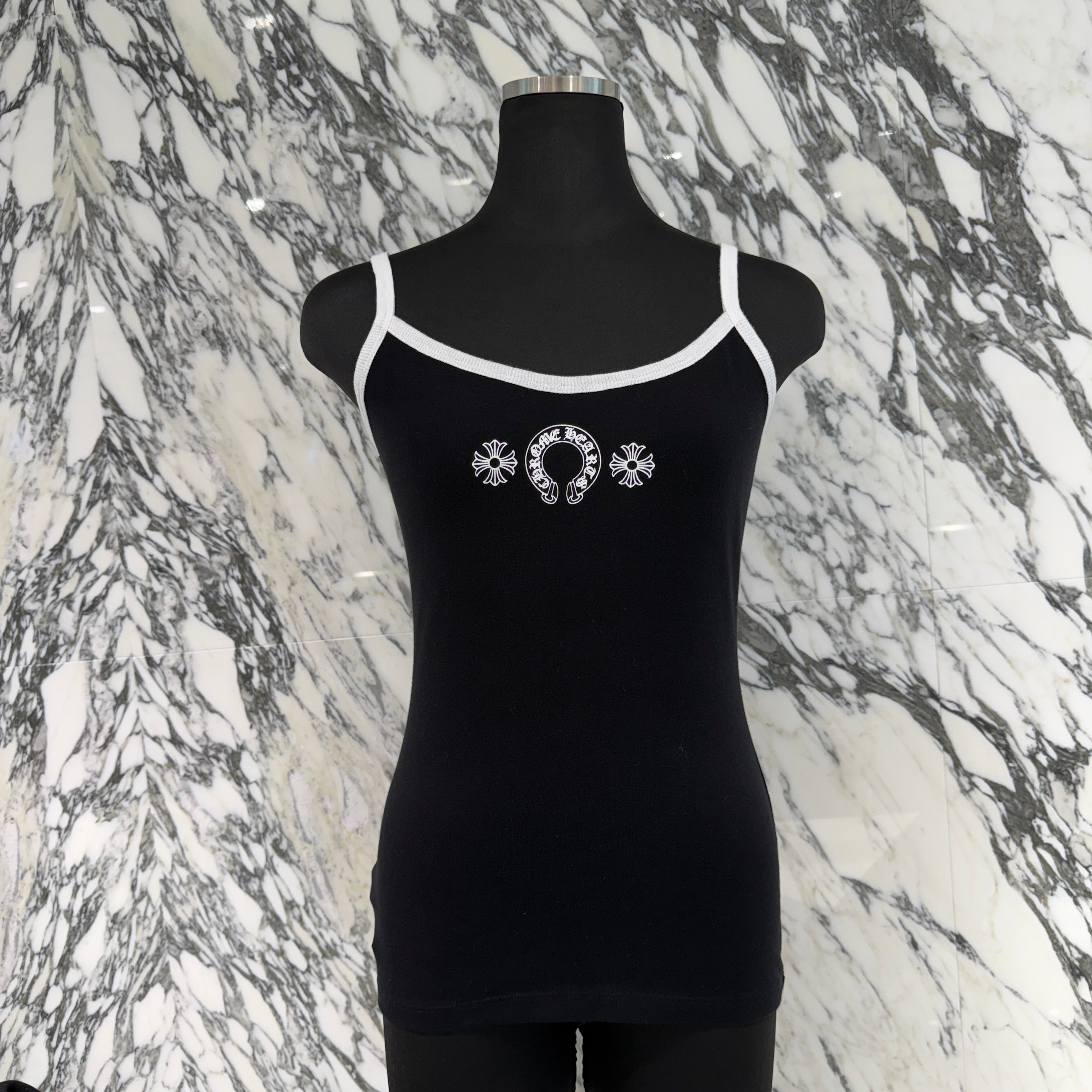 CHROME HEARTS Horseshoe Camisole Top Size S クロムハーツ ホースシュー キャミソールトップ サイズS