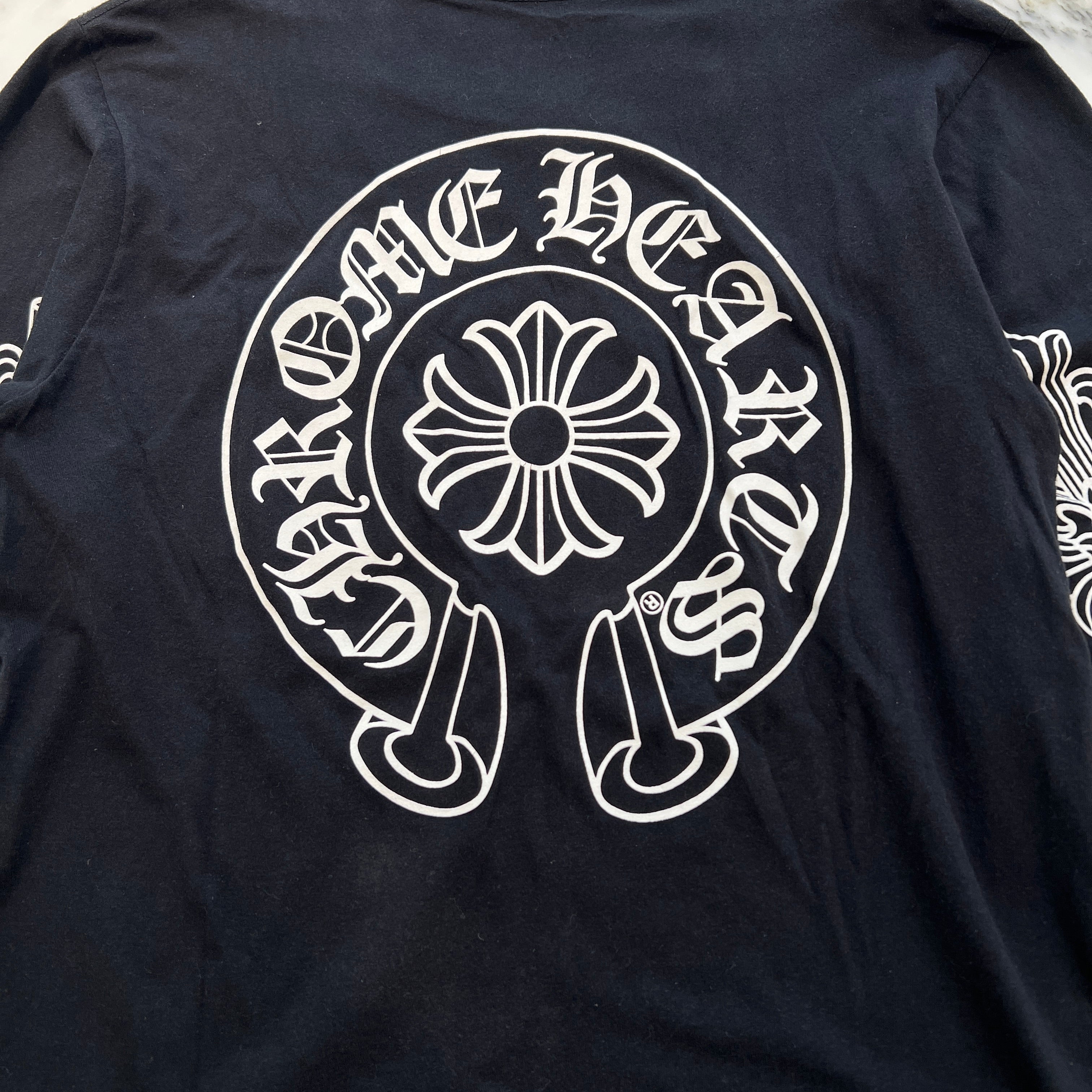 CHROME HEARTS NEW YORK Limited Horseshoe Long Sleeve Tee Size M クロムハーツ ニューヨーク限定 ホースシュー ロングスリーブTシャツ サイズM