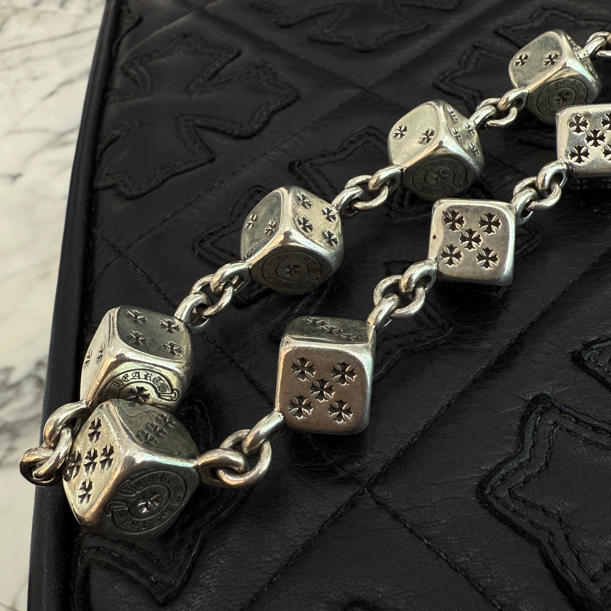 CHROME HEARTS 2 CLIP DICE Wallet Chain 13 LINKS クロムハーツ 2クリップ ダイス ウォレットチェーン 13リンク