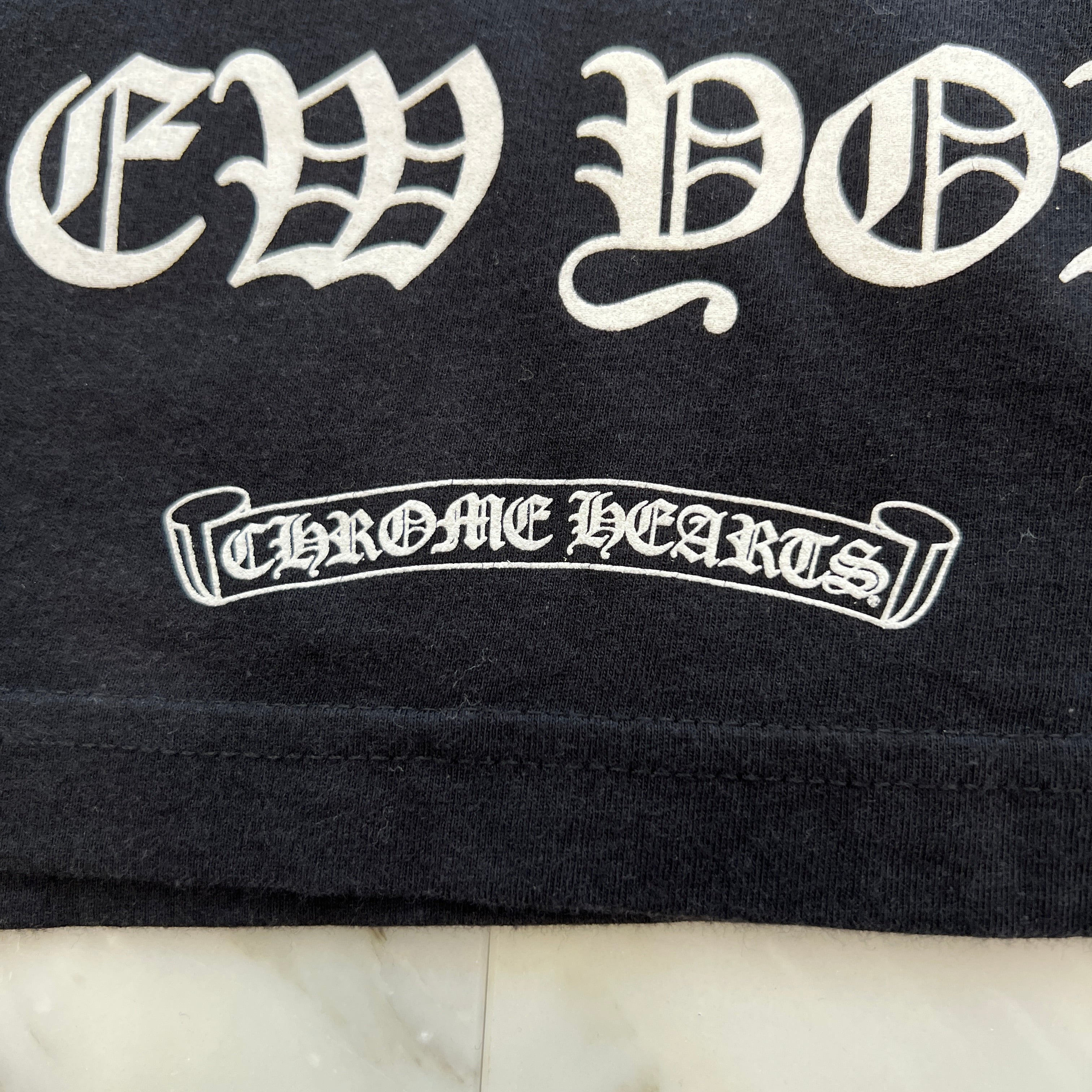 CHROME HEARTS NEW YORK Limited Horseshoe Long Sleeve Tee Size M クロムハーツ ニューヨーク限定 ホースシュー ロングスリーブTシャツ サイズM