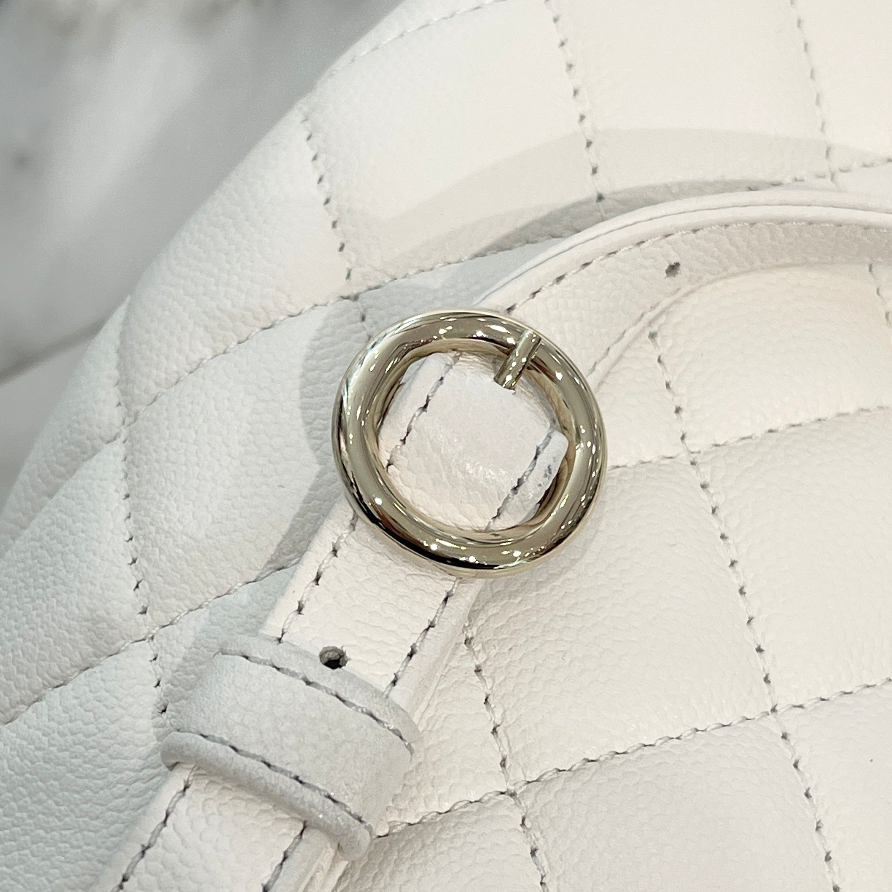 CHANEL 2022 Cruise Matelasse Coco Mark Caviar Skin Back Pack AS3290 シャネル 2022クルーズ マトラッセ ココマーク キャビアスキン バックパック