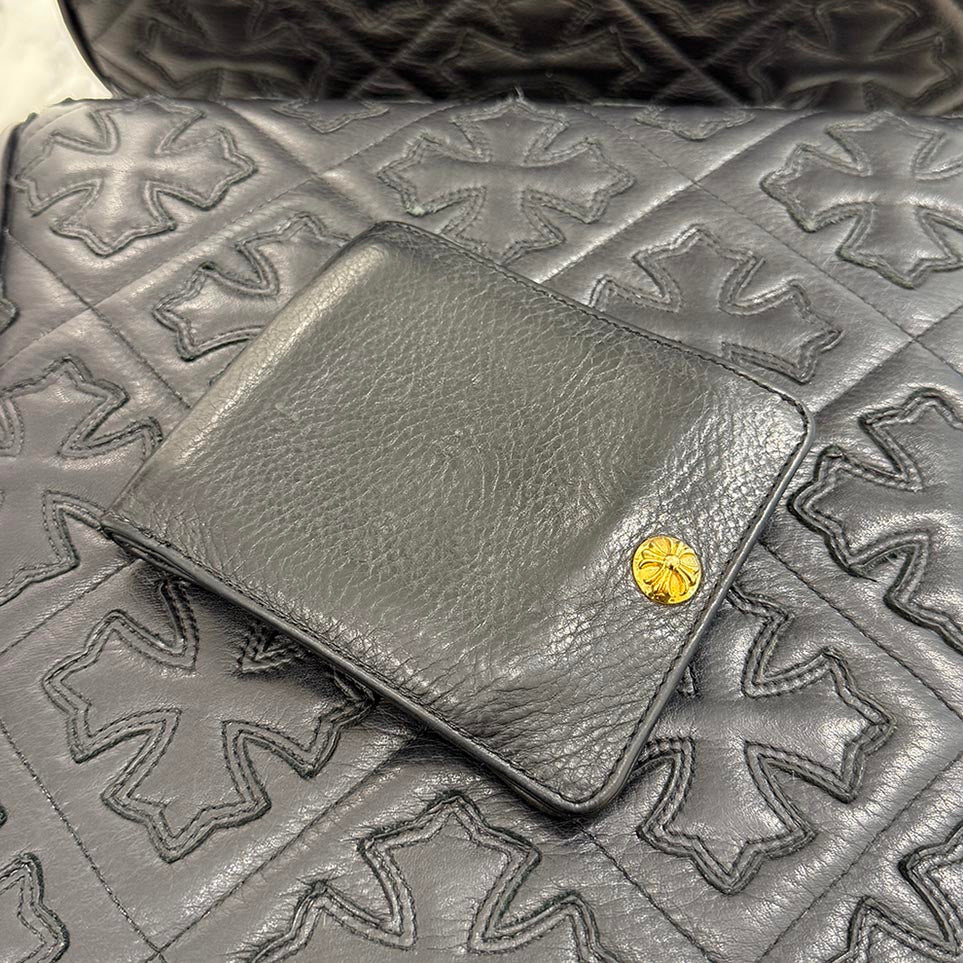 CHROME HEARTS 22K ONE SNAP Leather Wallet クロムハーツ 22K 1スナップ レザーウォレット