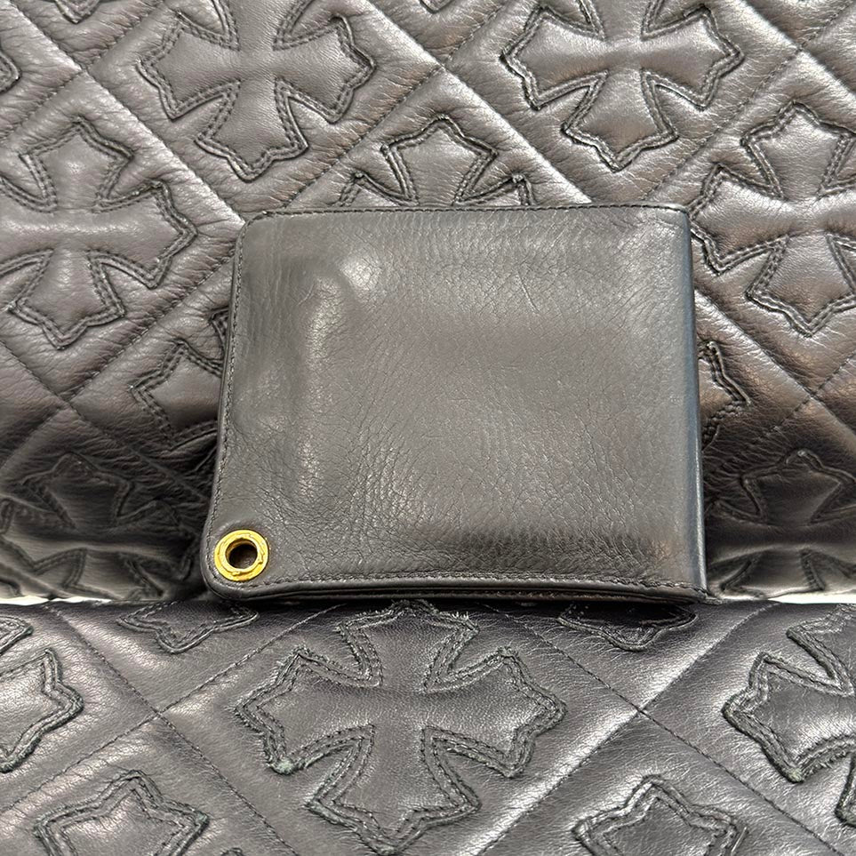 CHROME HEARTS 22K ONE SNAP Leather Wallet クロムハーツ 22K 1