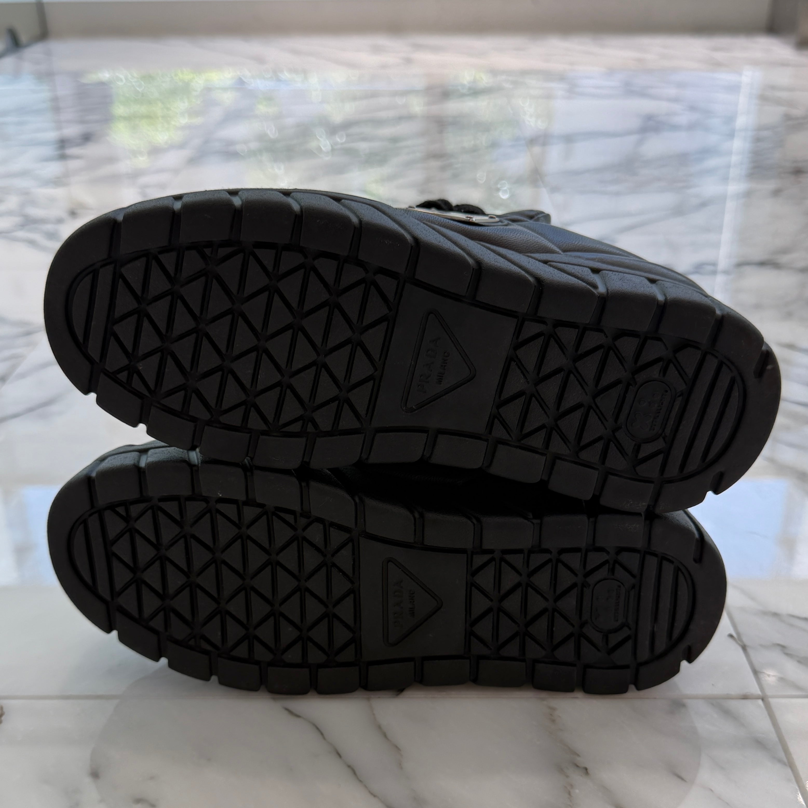 PRADA 2024SS Padded Nappa Leather Lace Up sneakers 1E136N Size 35(22.0cm) プラダ パデッドナッパレザー レースアップスニーカー サイズ35(22.0cm)