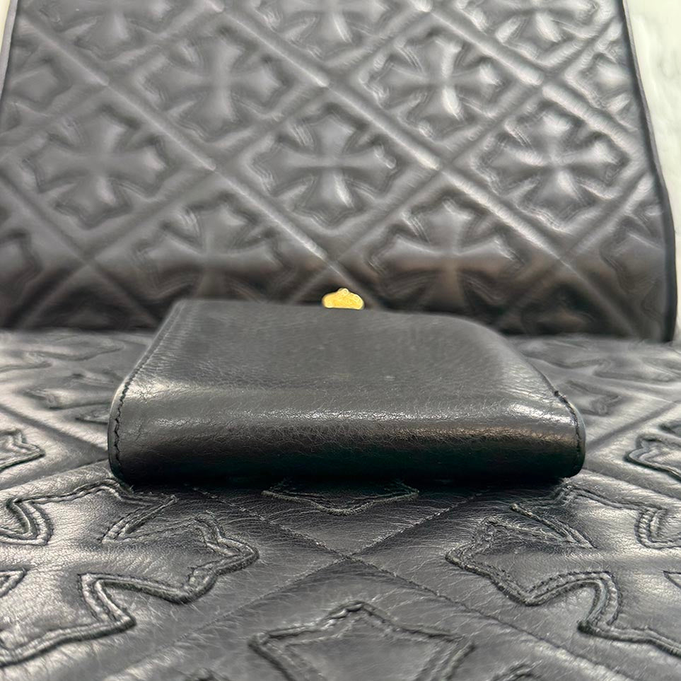 CHROME HEARTS 22K ONE SNAP Leather Wallet クロムハーツ 22K 1スナップ レザーウォレット