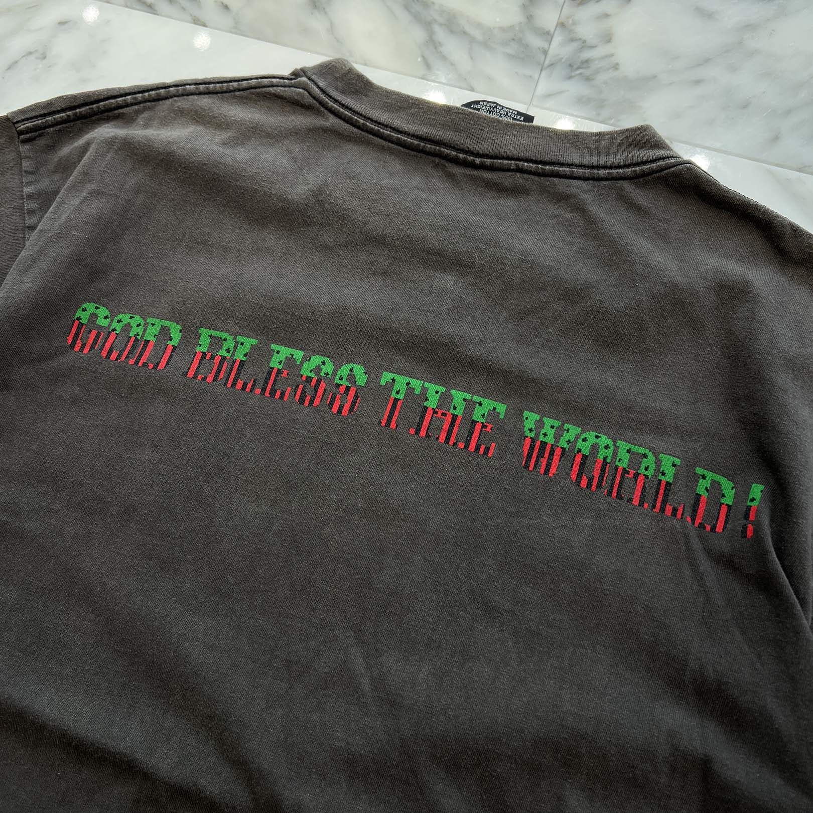 SAINT Mxxxxxx × DENIM TEARS 2021SS "Street Fighter II" Print Tee SM-S21-0000-049 Size L セントマイケル×デニムティアーズ "ストリートファイター II" プリントTシャツ サイズL