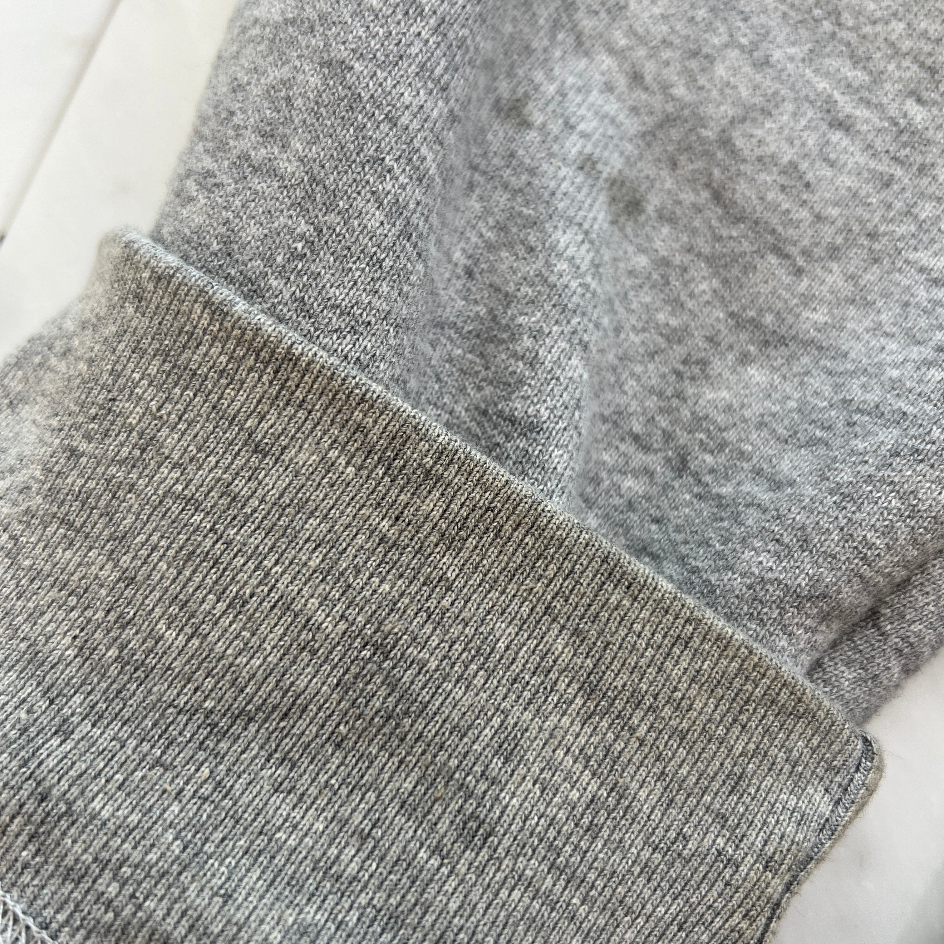 CHROME HEARTS Y NOT Cemetery Cross Leather Patch Sweatshirt Size L クロムハーツ ワイノット セメタリークロス レザーパッチ スウェットシャツ サイズL