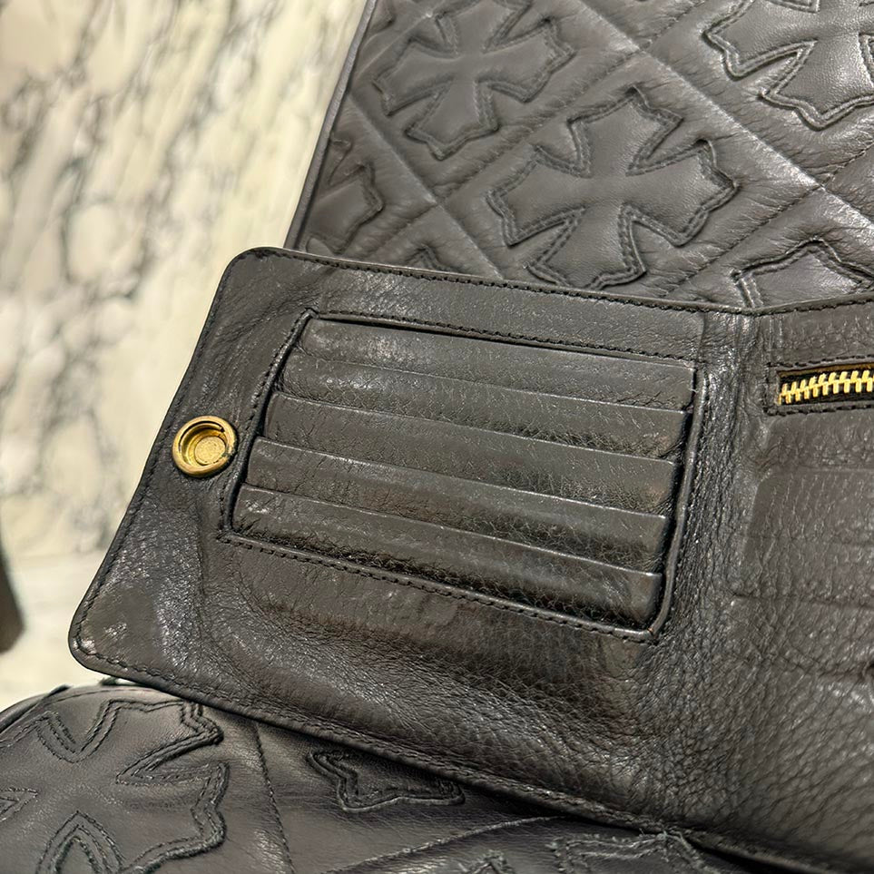 CHROME HEARTS 22K ONE SNAP Leather Wallet クロムハーツ 22K 1スナップ レザーウォレット