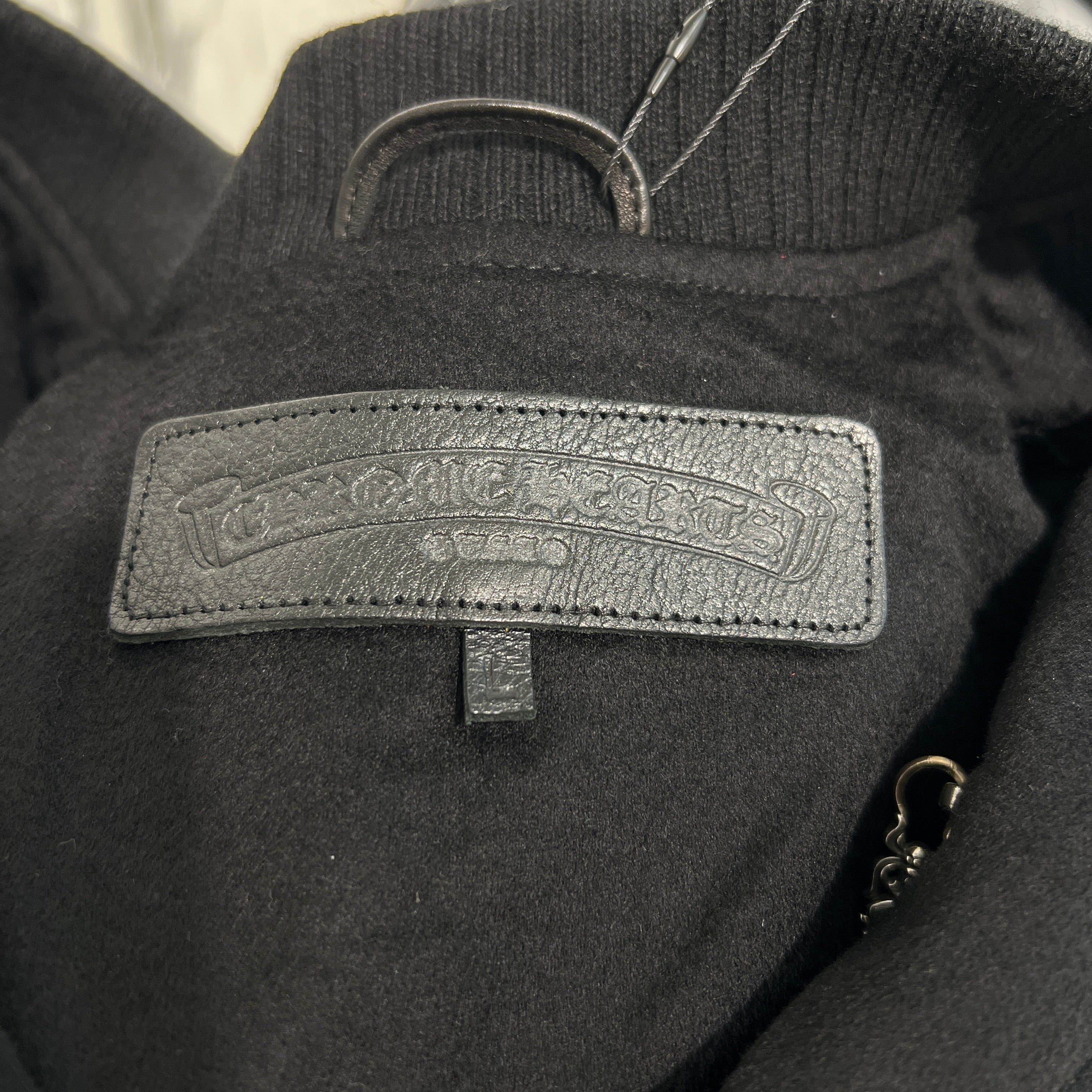 CHROME HEARTS LETTERMAN Cemetery Cross Patch Blouson Jacket Size L クロムハーツ レターマン セメタリークロスパッチ ブルゾンジャケット サイズL