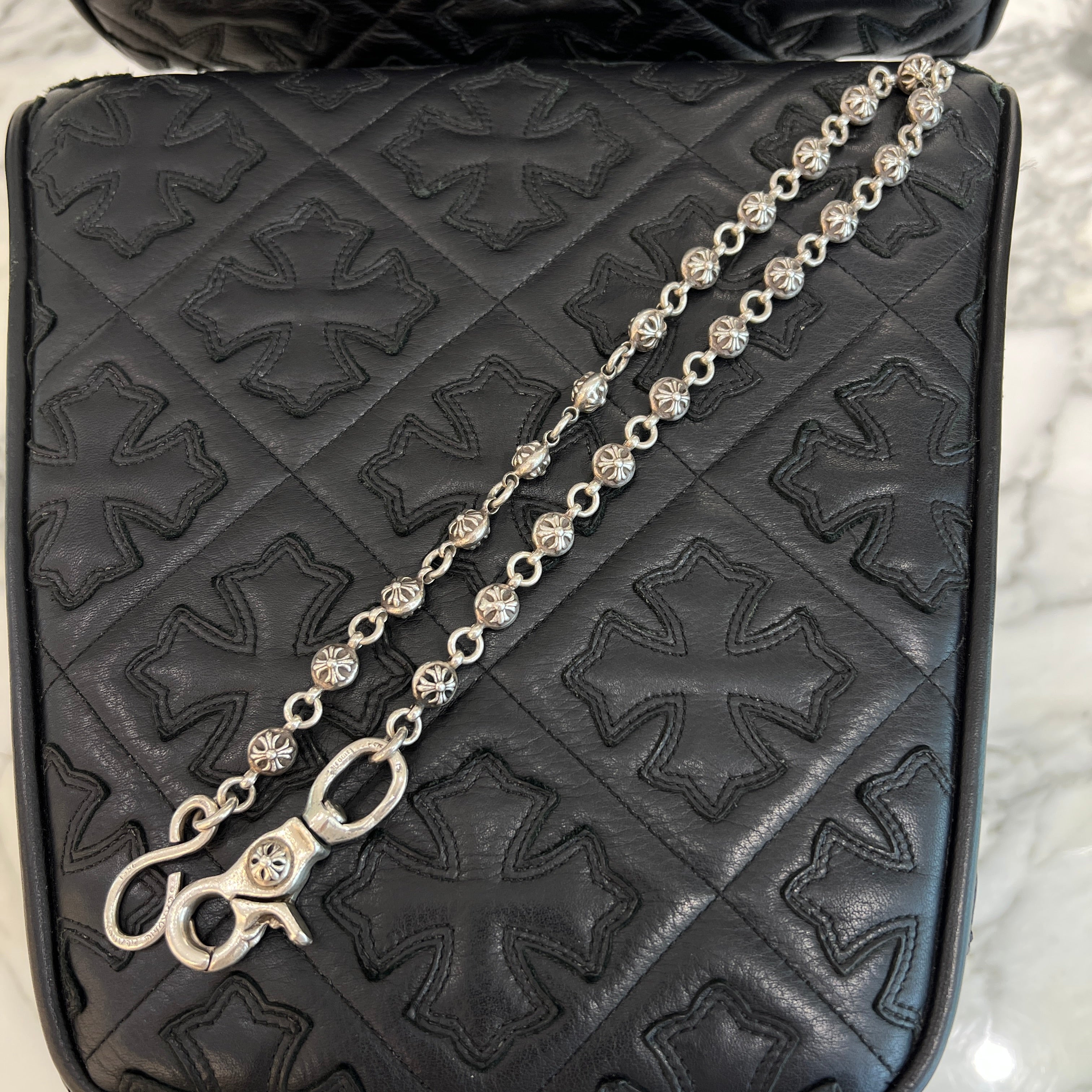 CHROME HEARTS Cross Ball #2 1 Clip Long Wallet Chain クロムハーツ クロスボール #2 1クリップ ロング ウォレットチェーン