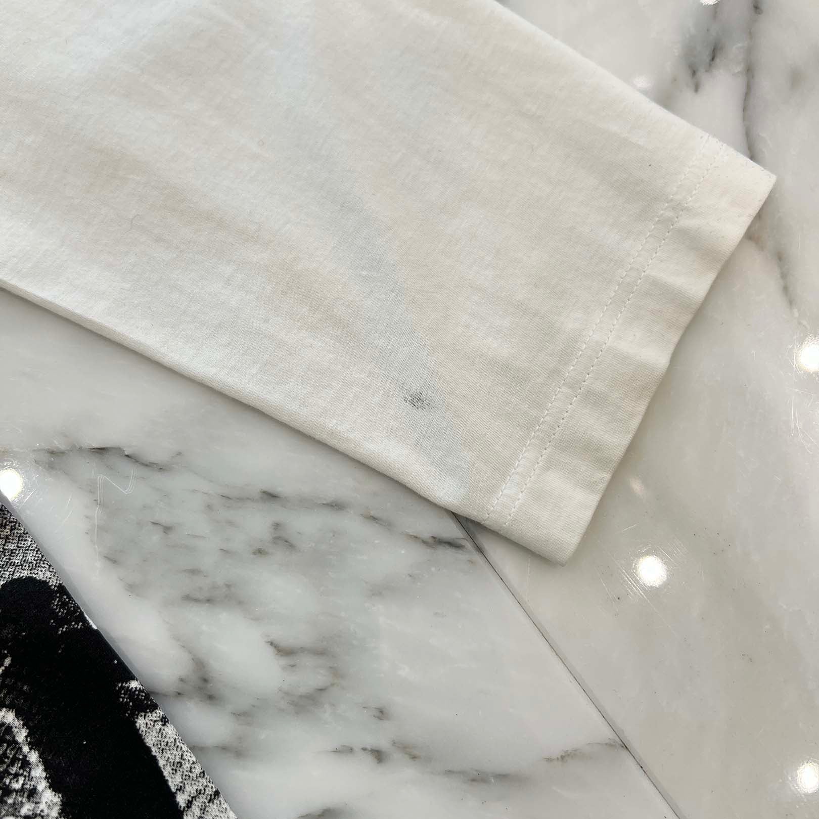 PRADA 2022AW Transfer Print Triangle Patch Long Sleeve Tee UJL44A Size XS プラダ 転写プリントトライアングルワッペンロングスリーブTシャツ サイズXS