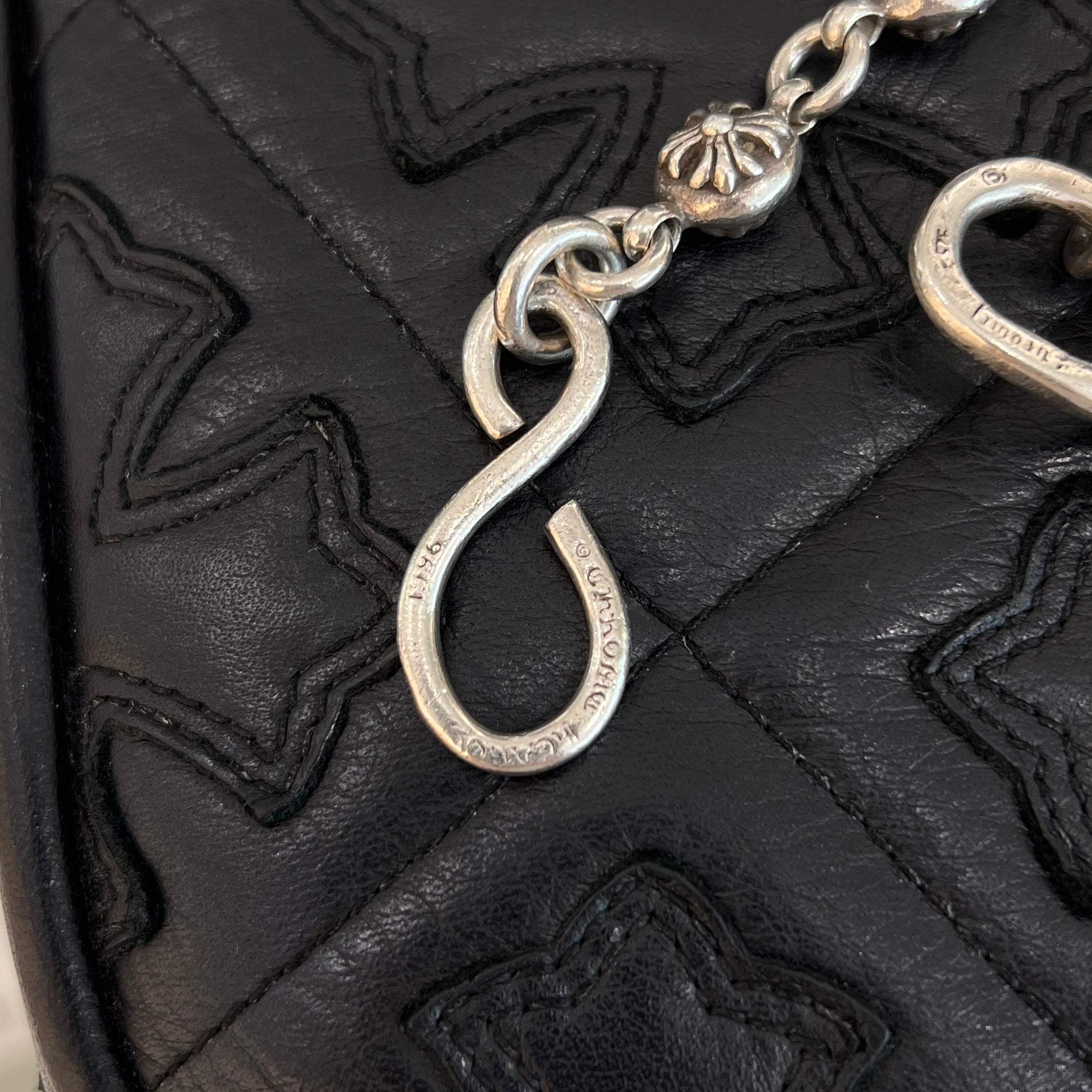 CHROME HEARTS Cross Ball #2 1 Clip Long Wallet Chain クロムハーツ