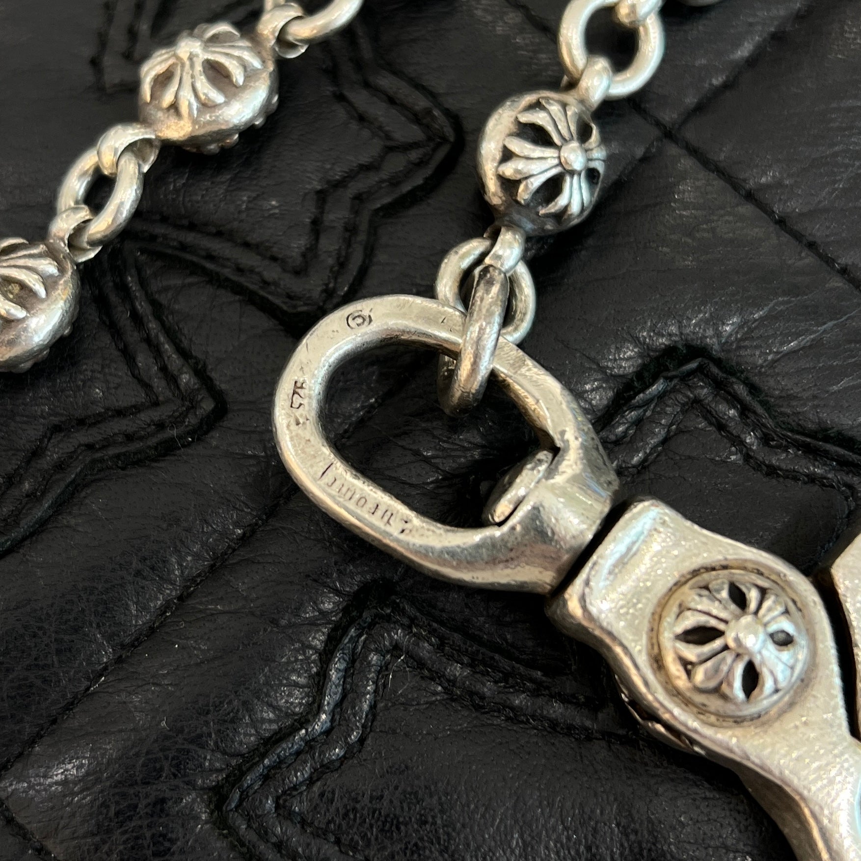 CHROME HEARTS Cross Ball #2 1 Clip Long Wallet Chain クロムハーツ クロスボール #2 1クリップ ロング ウォレットチェーン