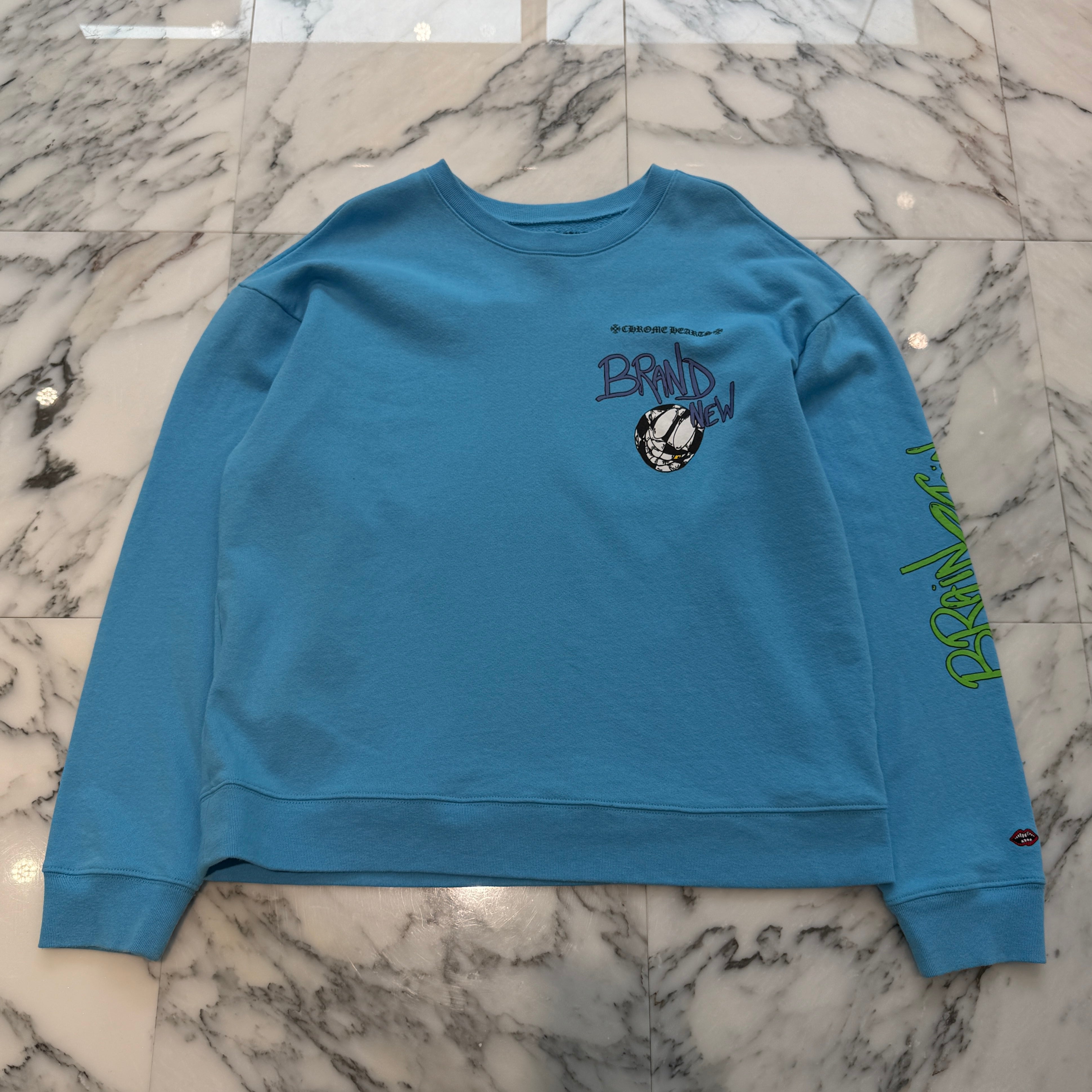 CHROME HEARTS × MATTY BOY 2024SS BRAIN NEW Sweat Shirt Size XL クロムハーツ × マッティボーイ ブレインニュー スウェットシャツ サイズXL