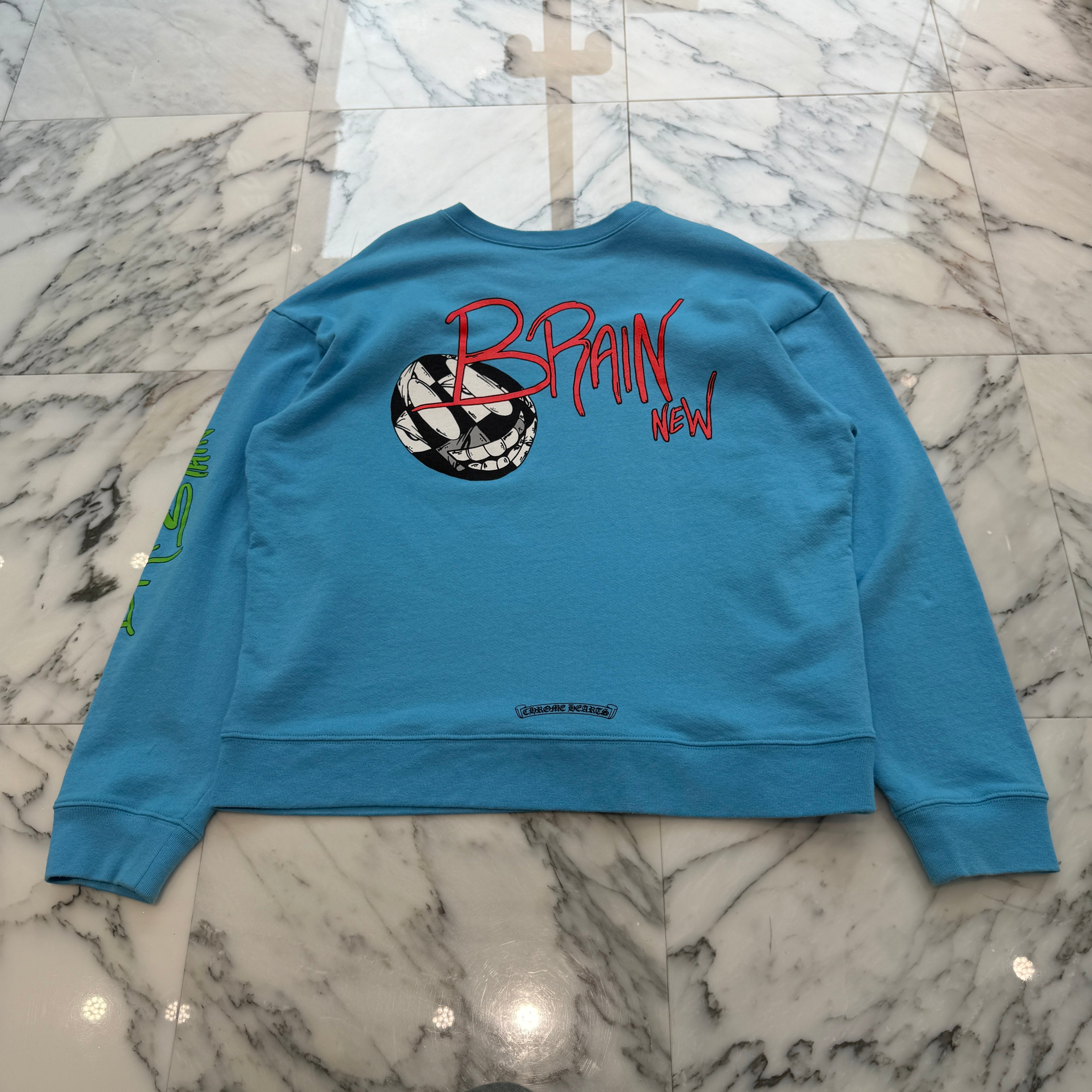 CHROME HEARTS × MATTY BOY 2024SS BRAIN NEW Sweat Shirt Size XL クロムハーツ × マッティボーイ ブレインニュー スウェットシャツ サイズXL