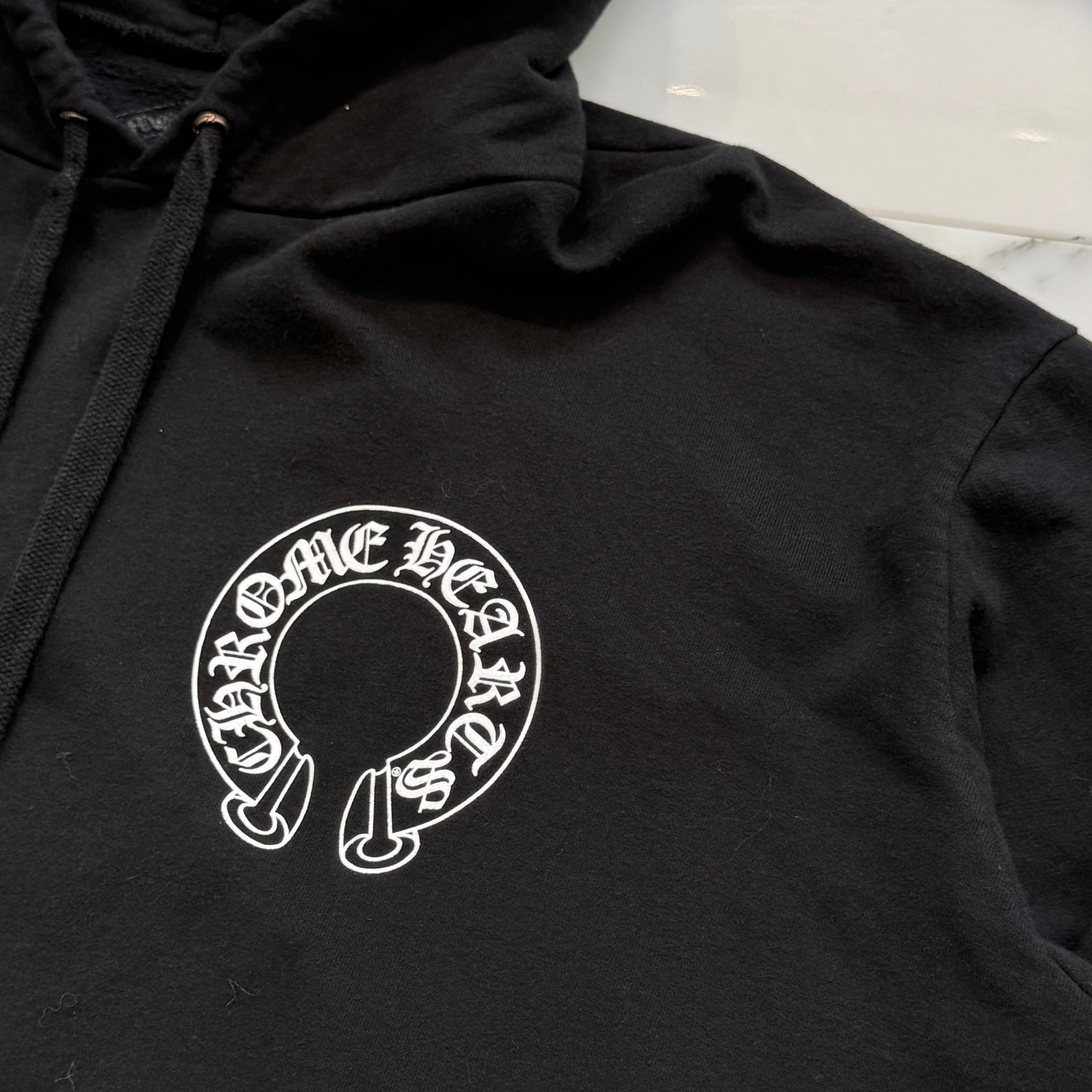 CHROME HEARTS × MATTY BOY Chomper Horseshoe Pullover Hoodie Size S クロムハーツ × マッティボーイ チョンパー ホースシュー プルオーバーフーディ サイズS