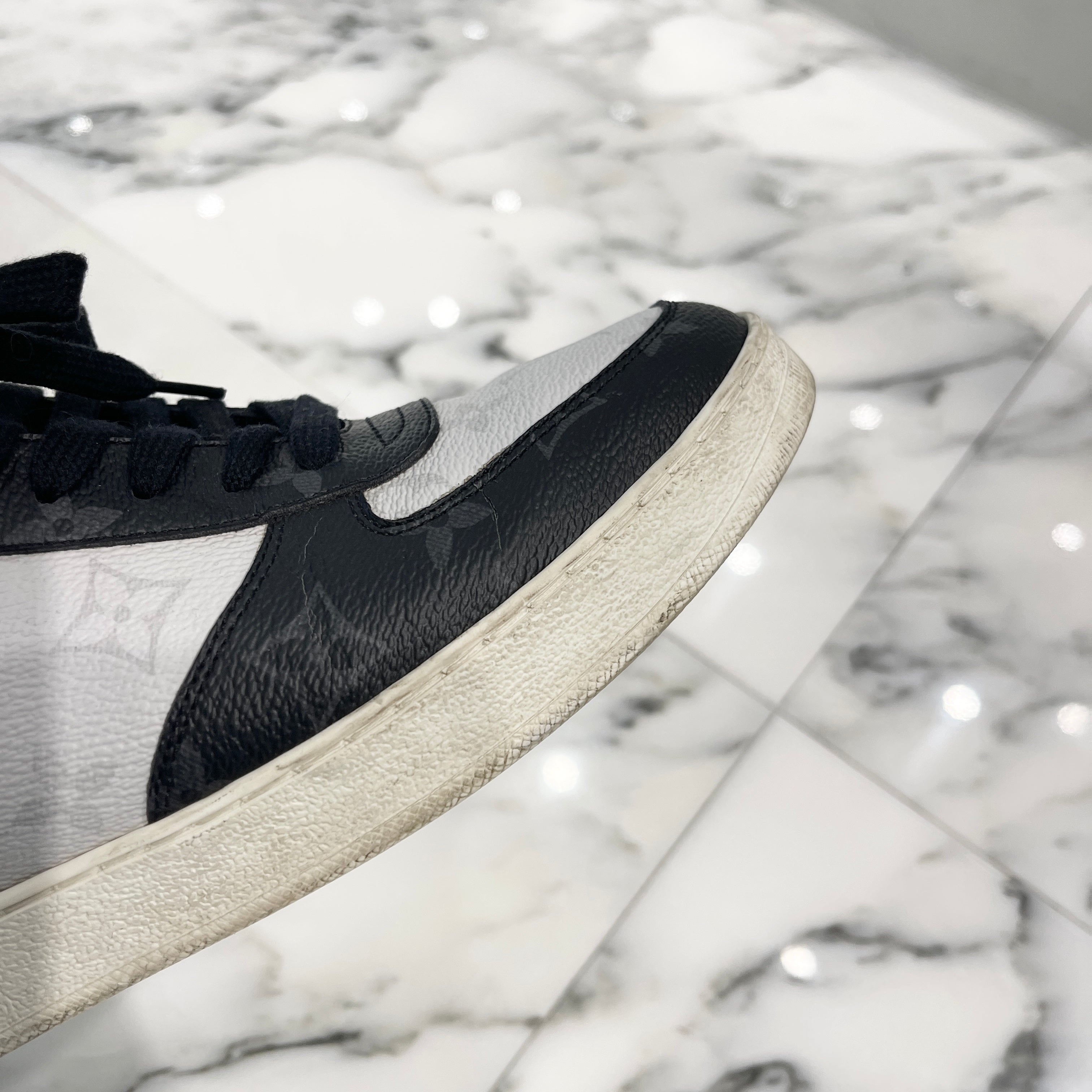 LOUIS VUITTON 2019SS Rivoli Line Monogram High Cut Sneakers 1A4U94 Size 6 1/2（25.5cm） ルイヴィトン リヴォリライン モノグラム ハイカットスニーカー サイズ6 1/2（25.5cm）