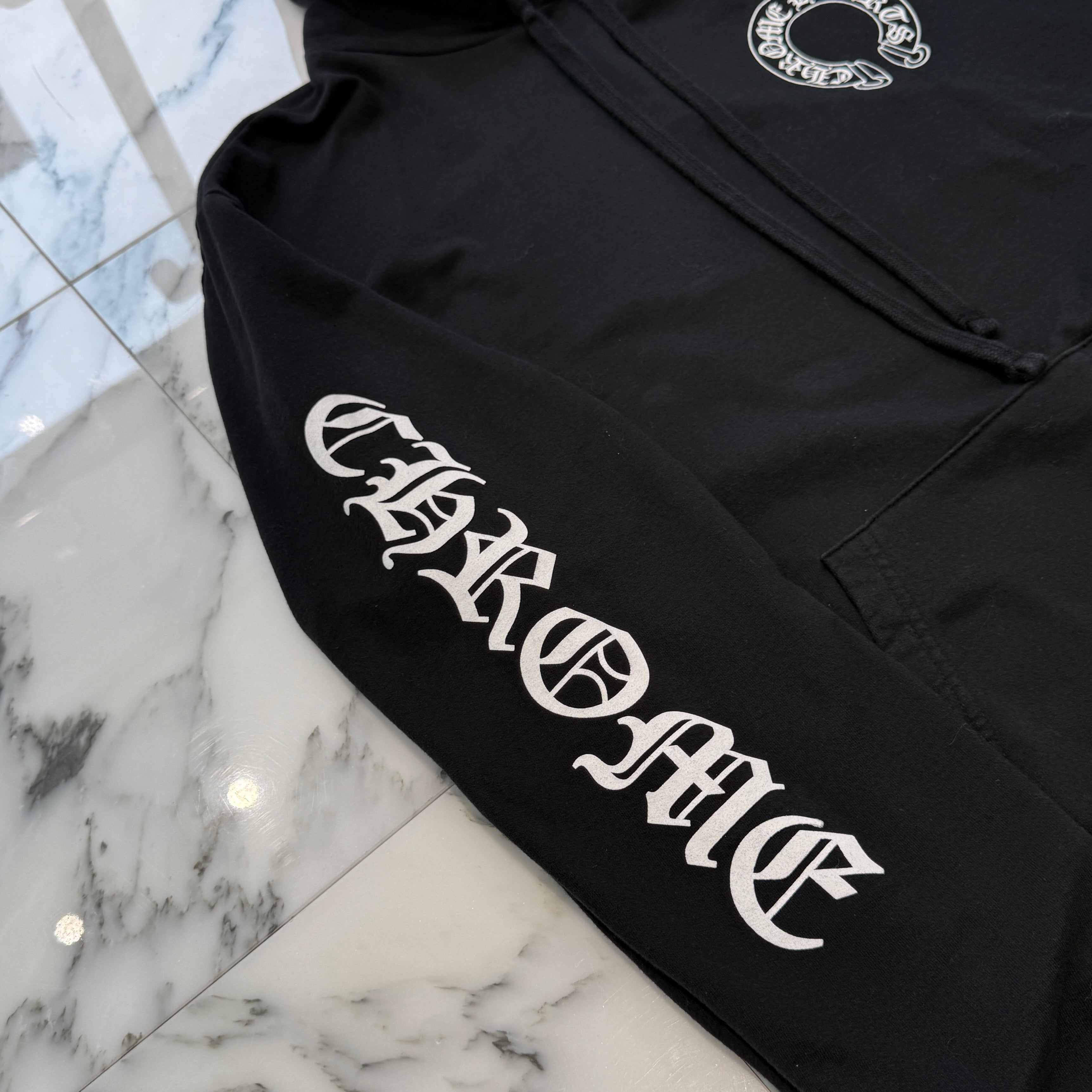 CHROME HEARTS × MATTY BOY Chomper Horseshoe Pullover Hoodie Size S クロムハーツ × マッティボーイ チョンパー ホースシュー プルオーバーフーディ サイズS