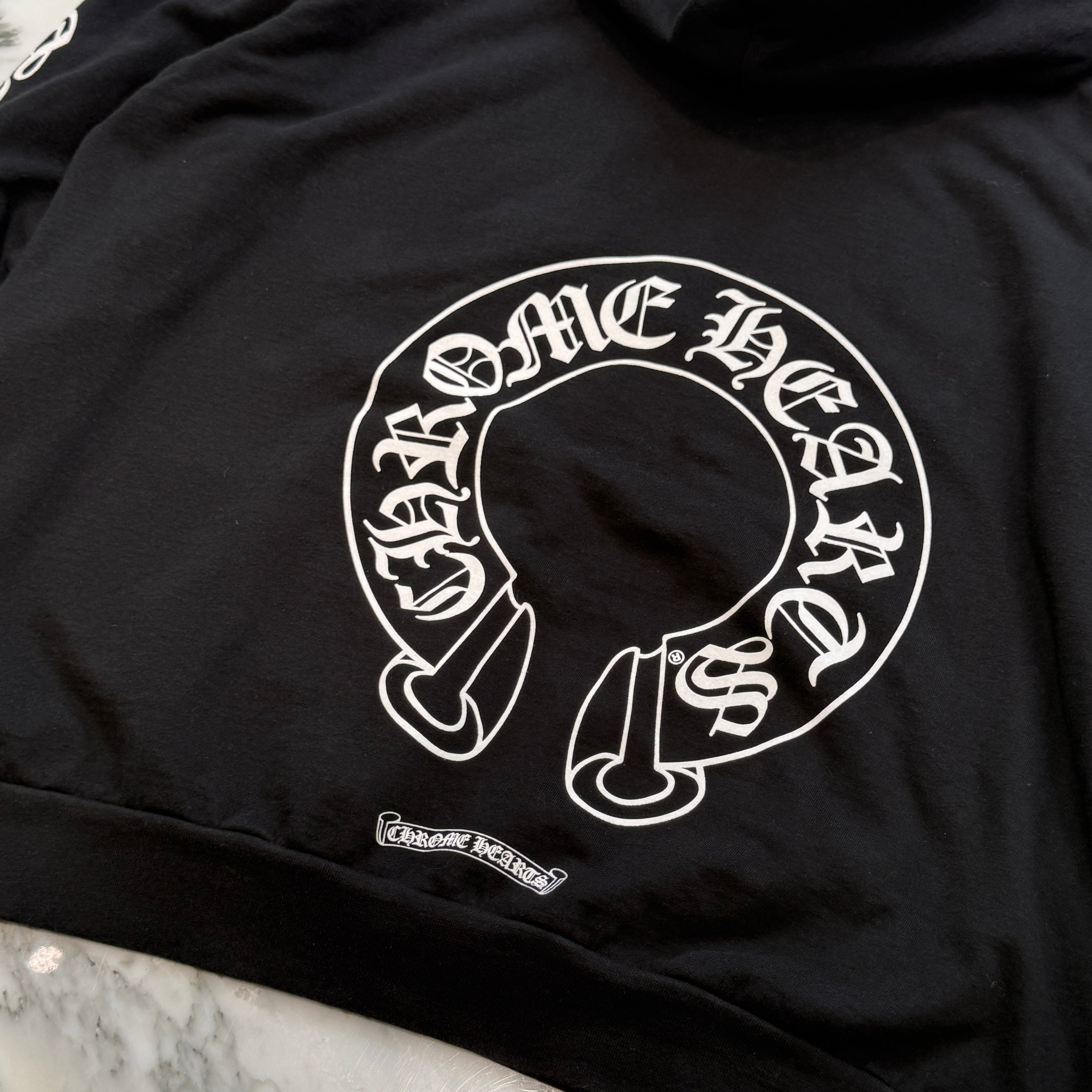 CHROME HEARTS × MATTY BOY Chomper Horseshoe Pullover Hoodie Size S クロムハーツ × マッティボーイ チョンパー ホースシュー プルオーバーフーディ サイズS