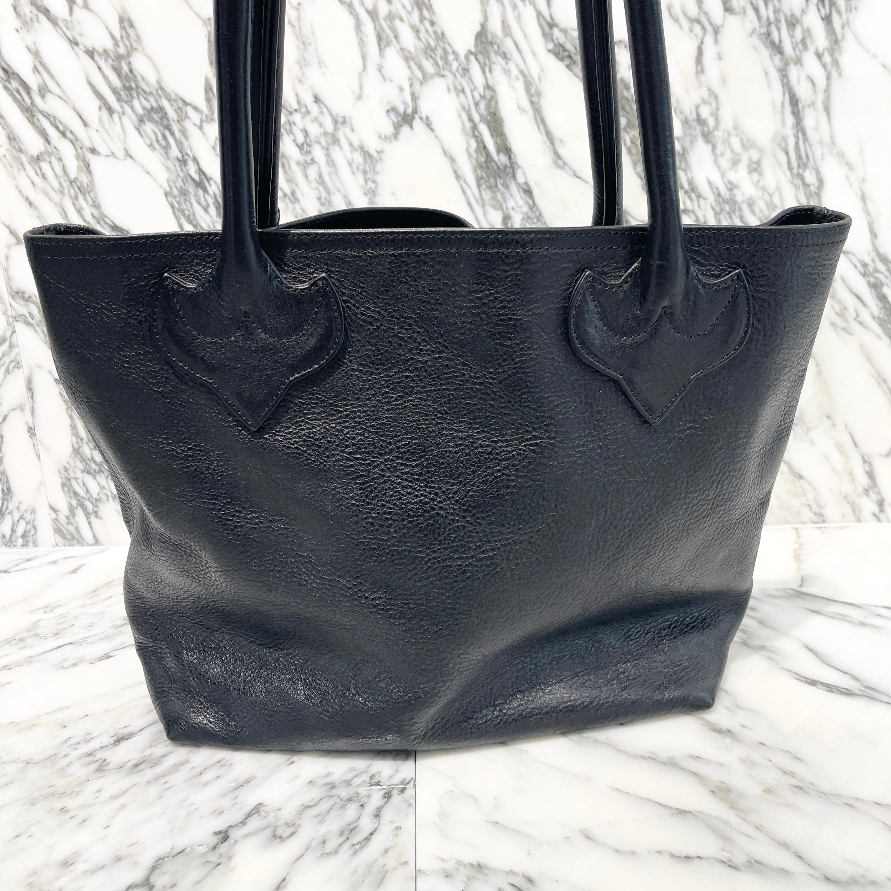 CHROME HEARTS 1 Cross Leather Patch Small CH Cross FS Leather Tote Bag クロムハーツ 1クロス レザーパッチ スモールCHクロス FSレザートートバッグ