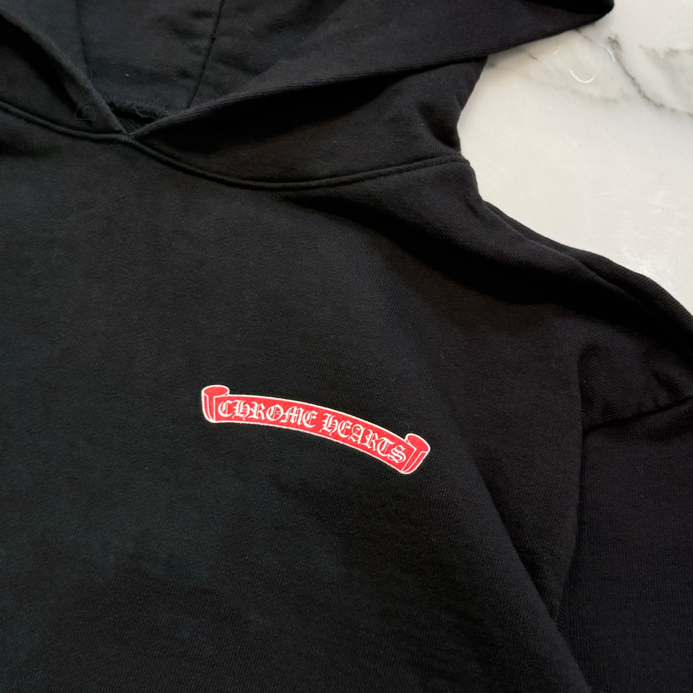 CHROME HEARTS × MATTY BOY PPO STAY FAST RACE TEAM Pullover Hoodie