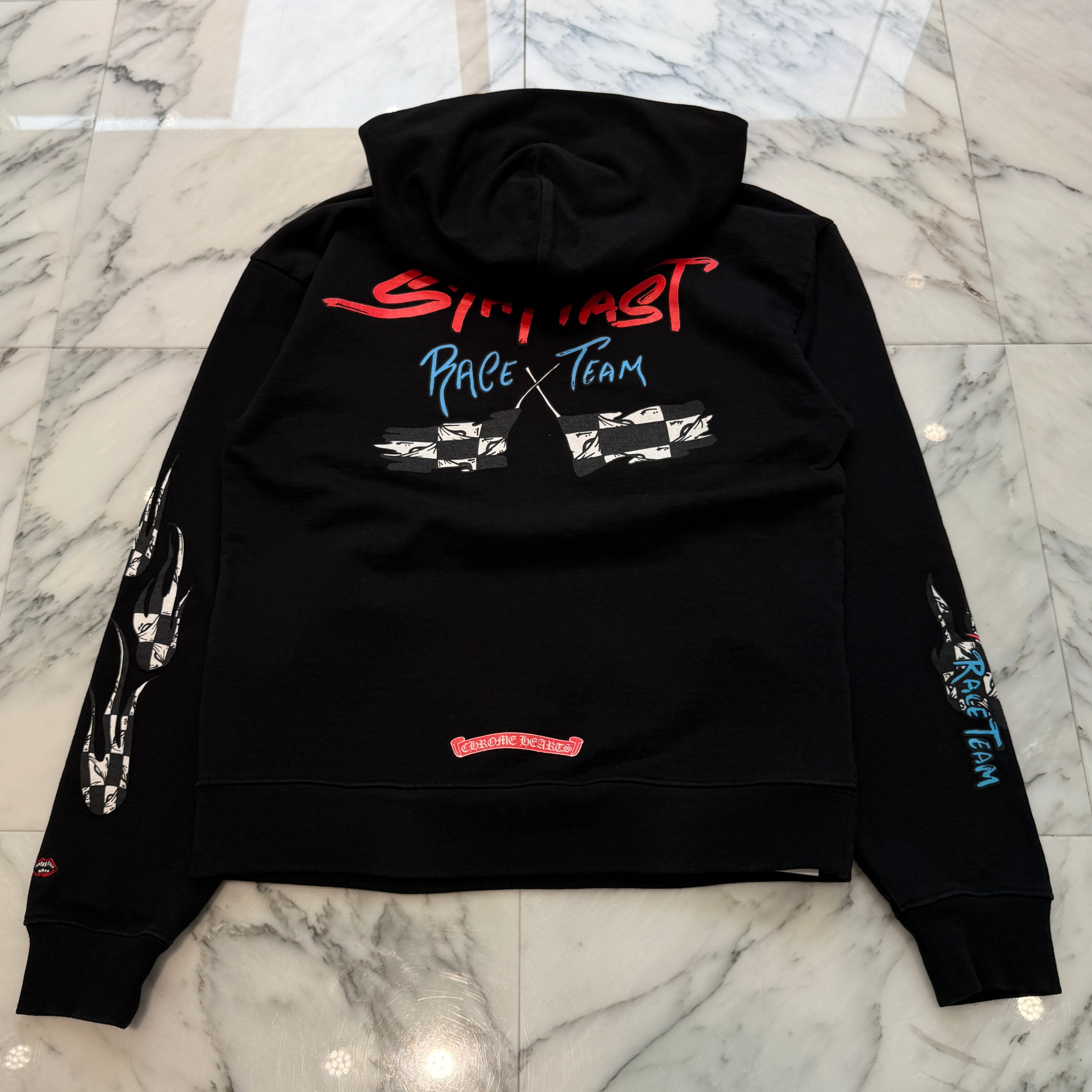 CHROME HEARTS × MATTY BOY PPO STAY FAST RACE TEAM Pullover Hoodie Size S クロムハーツ × マッティボーイ PPO スティファスト レースチーム プルオーバーフーディー サイズS