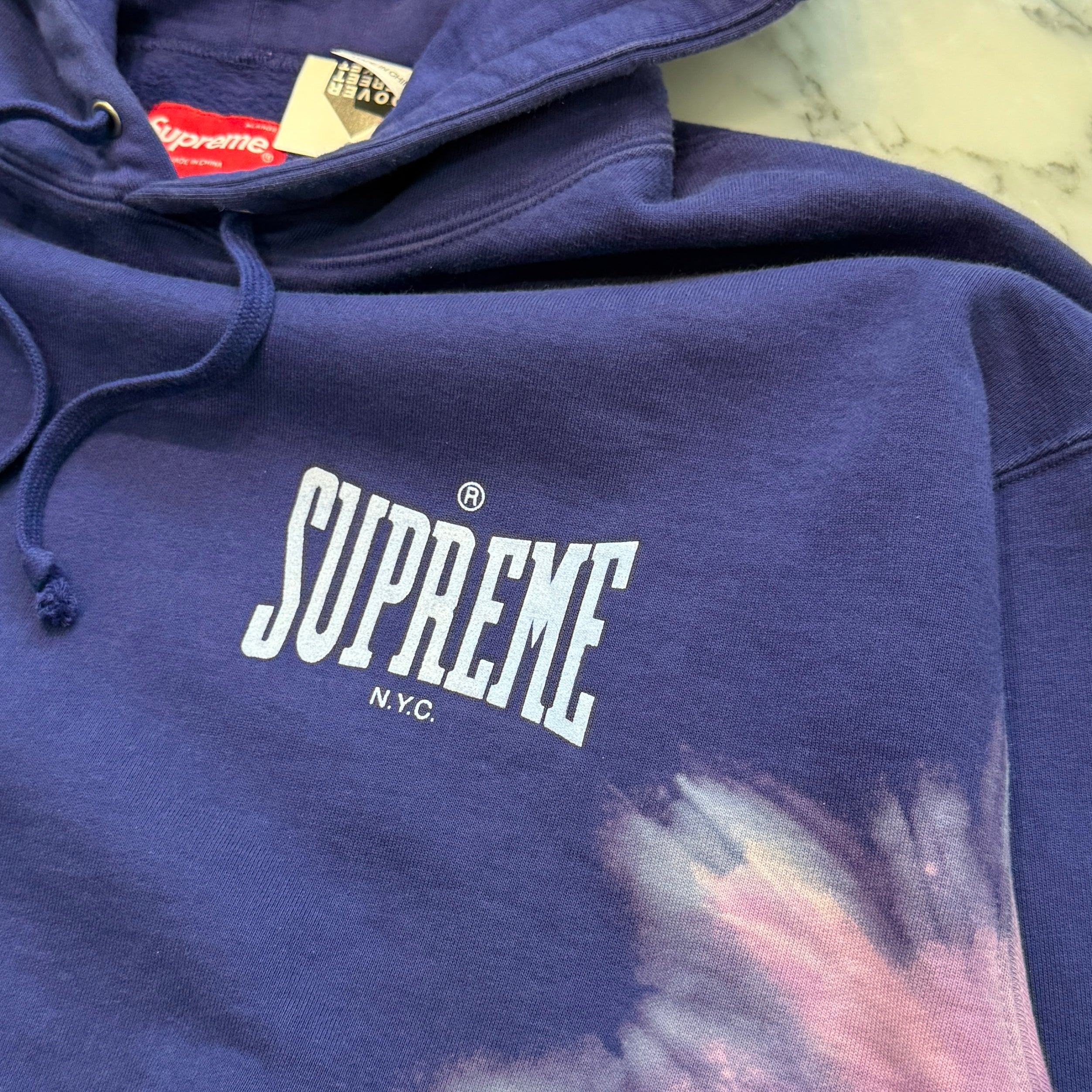 Supreme 2021AW Bleached Hooded Sweatshirt Size XL シュプリーム ブリーチド フーデッドスウェットシャツ サイズXL
